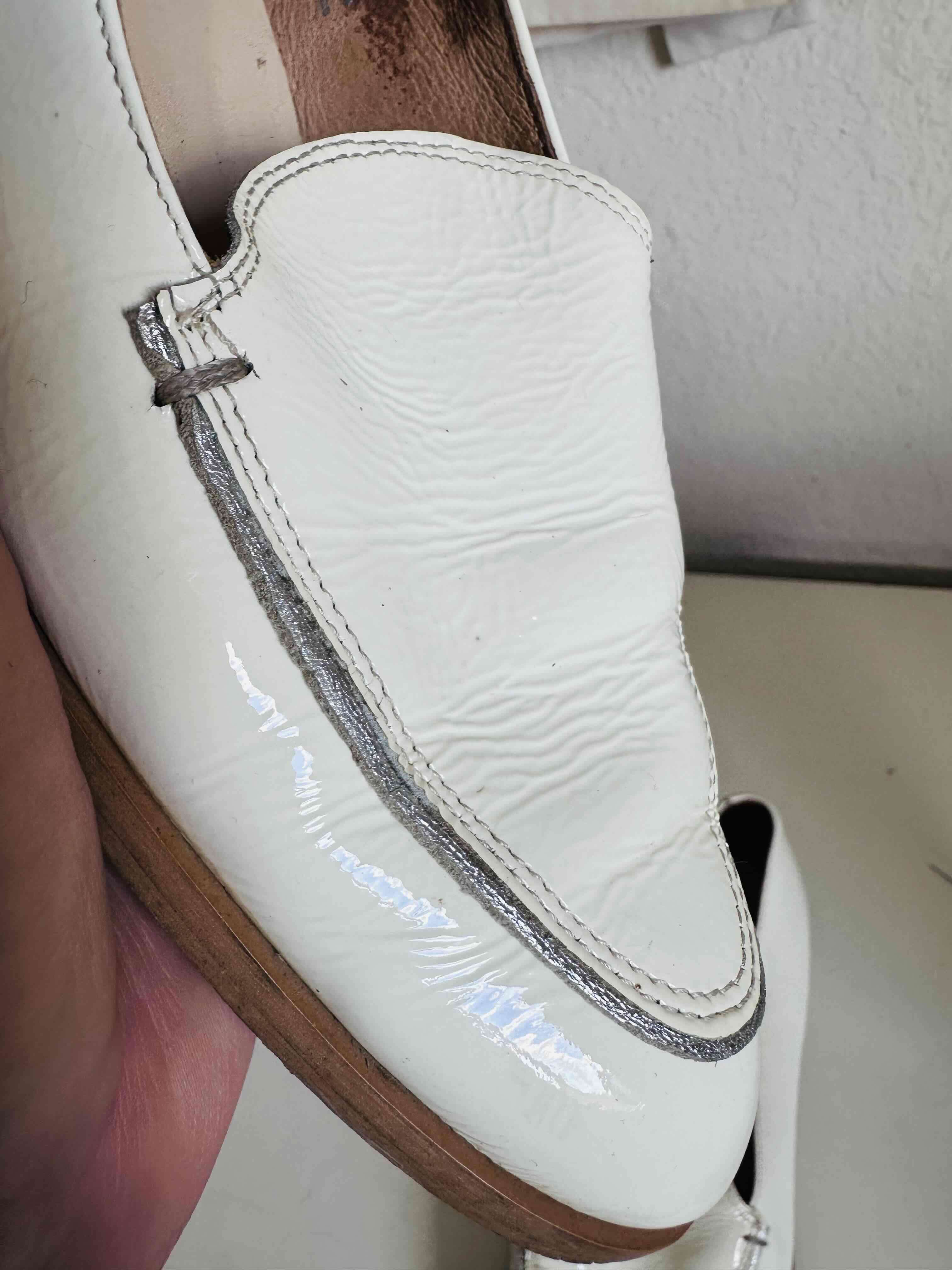 Zapatos mocasines blancos T36 - miniatura 3