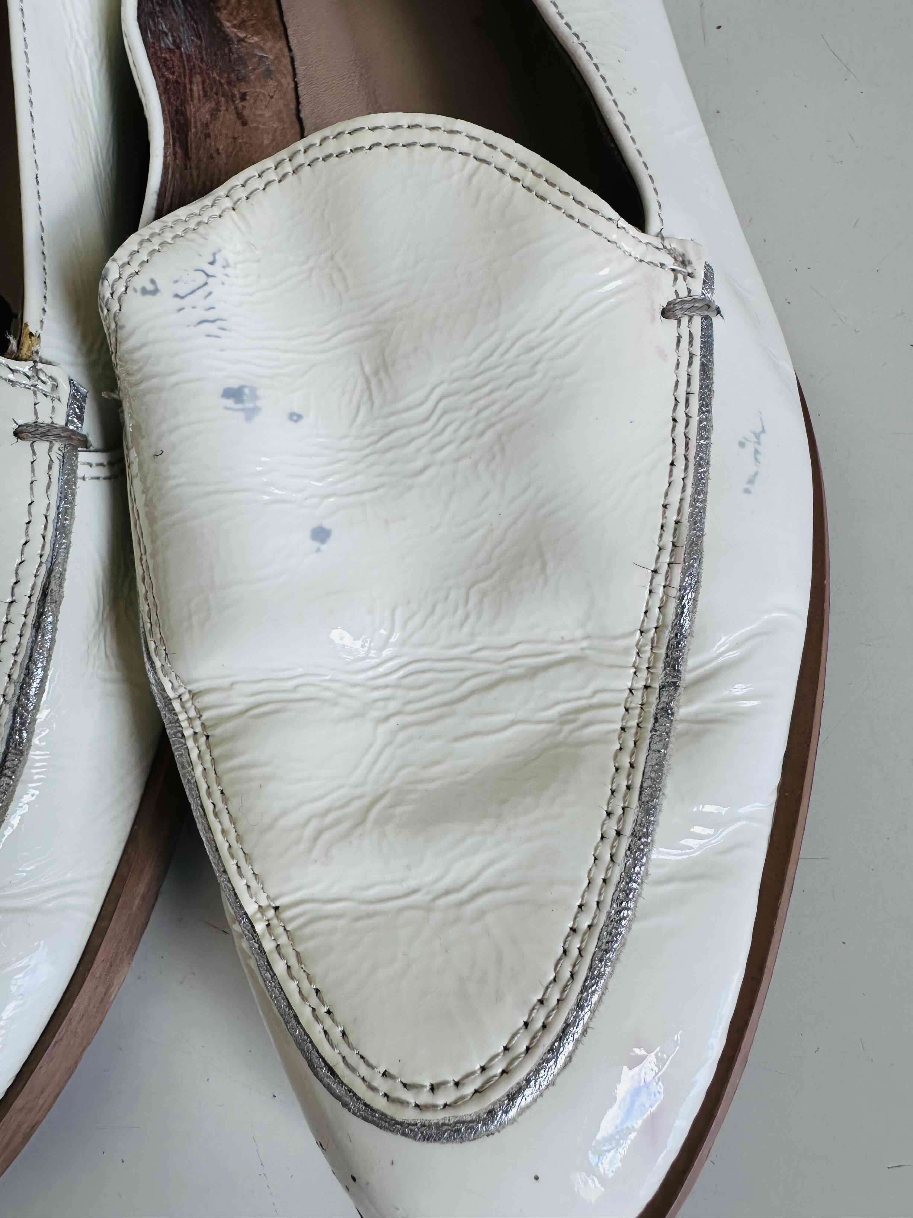 Zapatos mocasines blancos T36 - miniatura 5