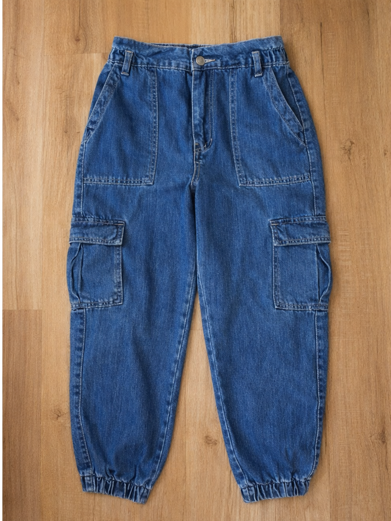 Jeans cargo azul Americanino