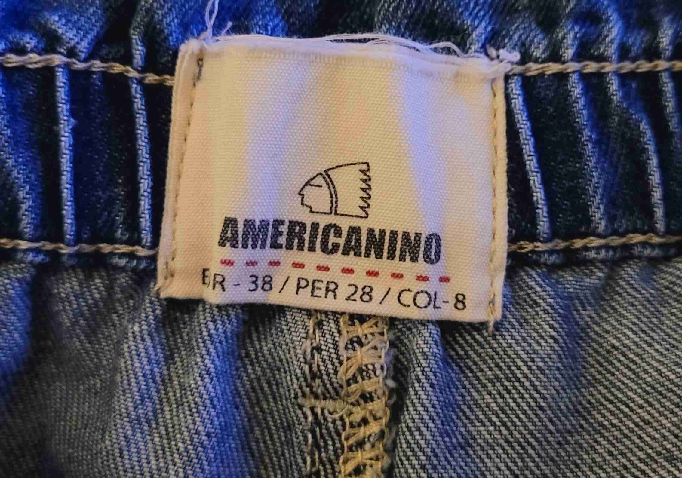 Jeans cargo azul Americanino - miniatura 3