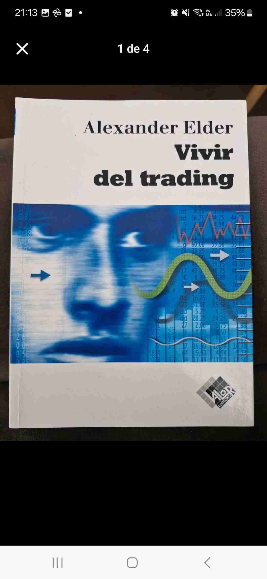 Libro 'Vivir del trading' de Alexander Elder