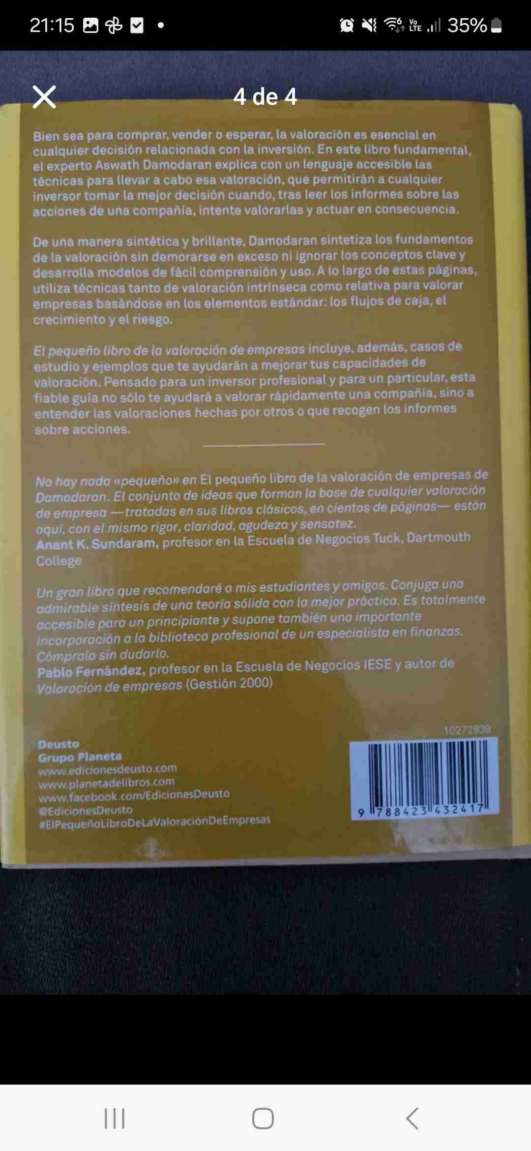 El pequeño libro de la valoración de empresas - miniatura 4
