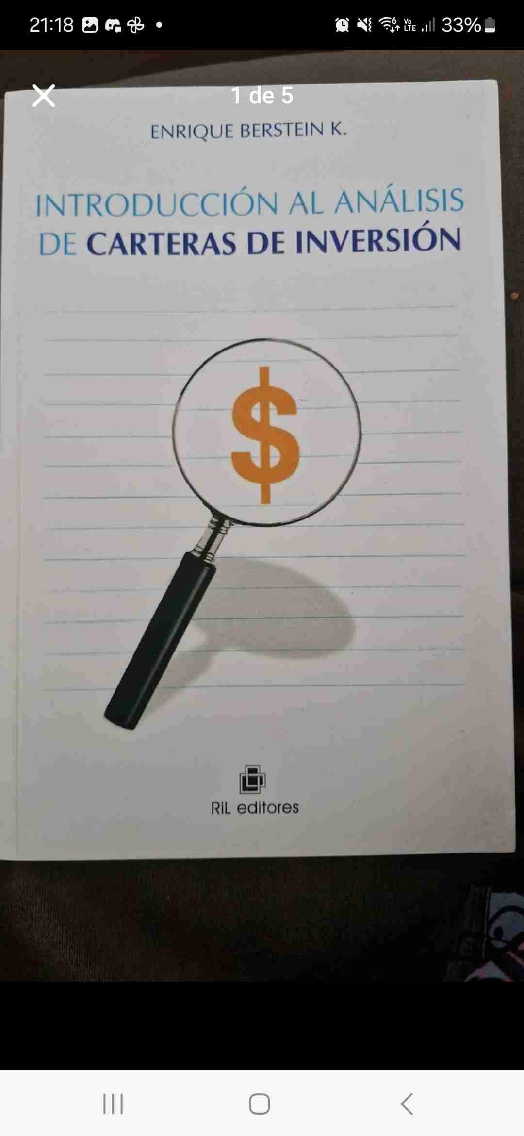 Libro Introducción al Análisis de Carteras