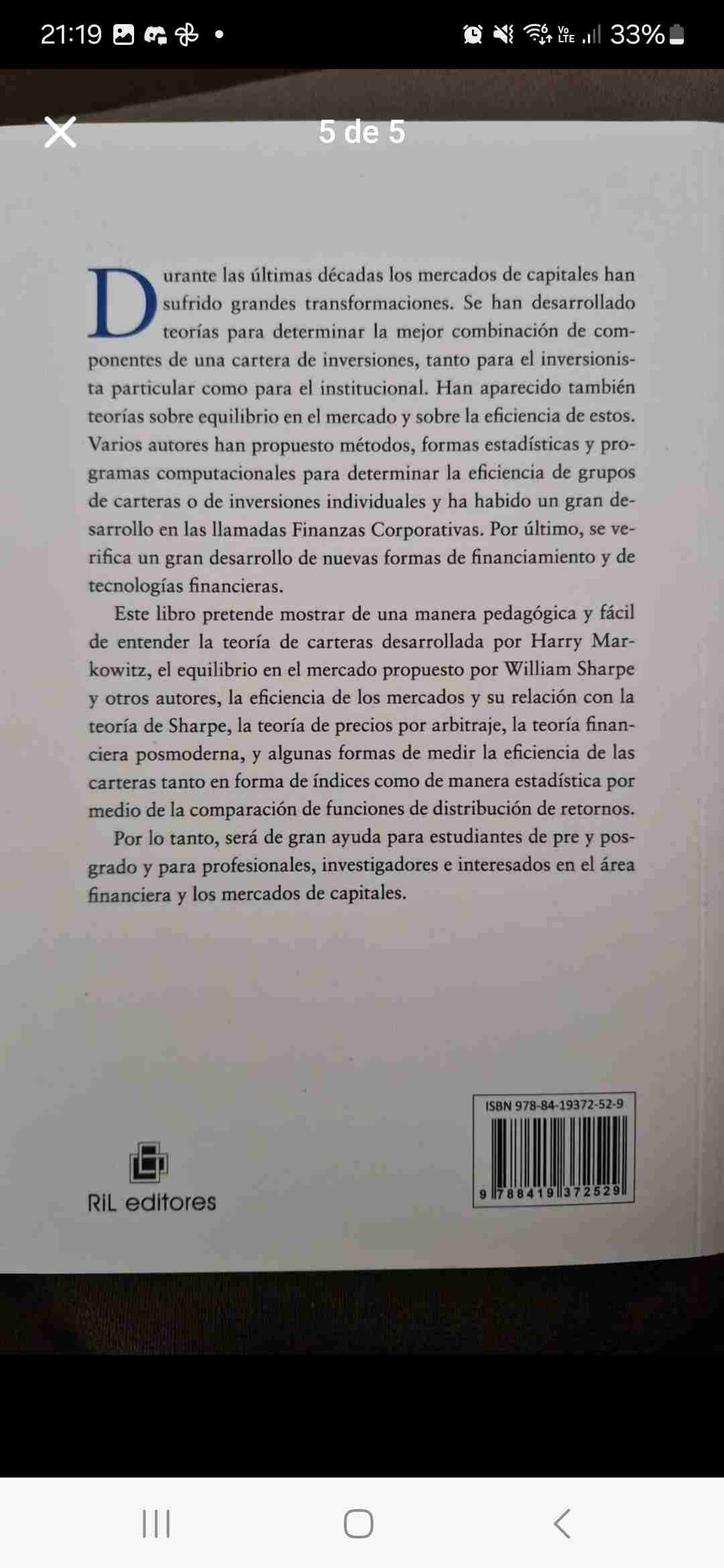 Libro Introducción al Análisis de Carteras - miniatura 5