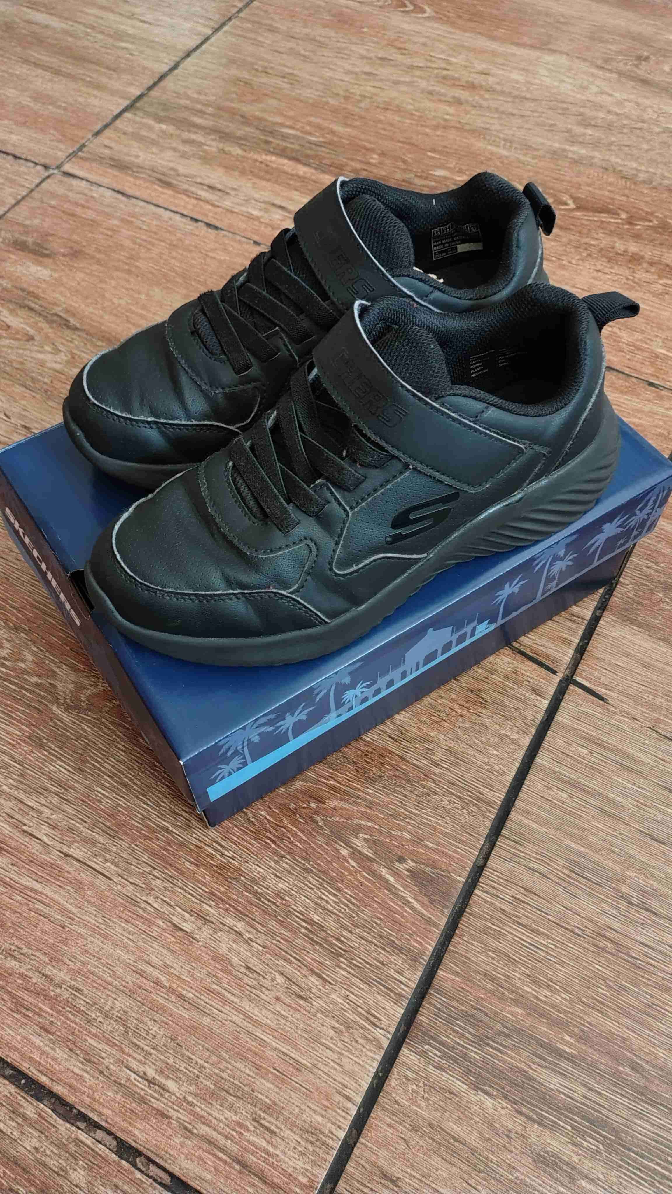 Zapatillas escolares negras Skechers - miniatura 2