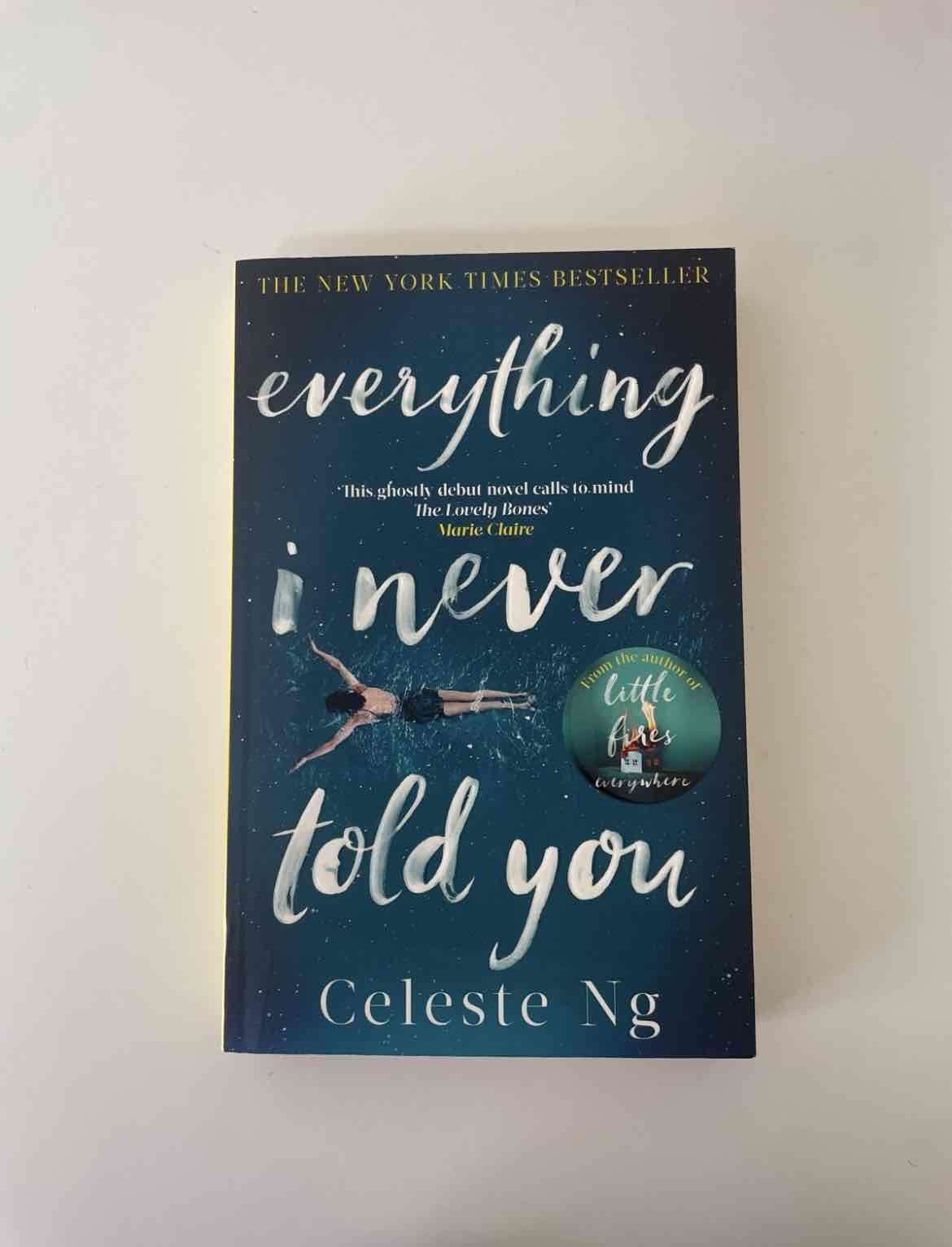 Libro 'Everything I Never Told You' inglés