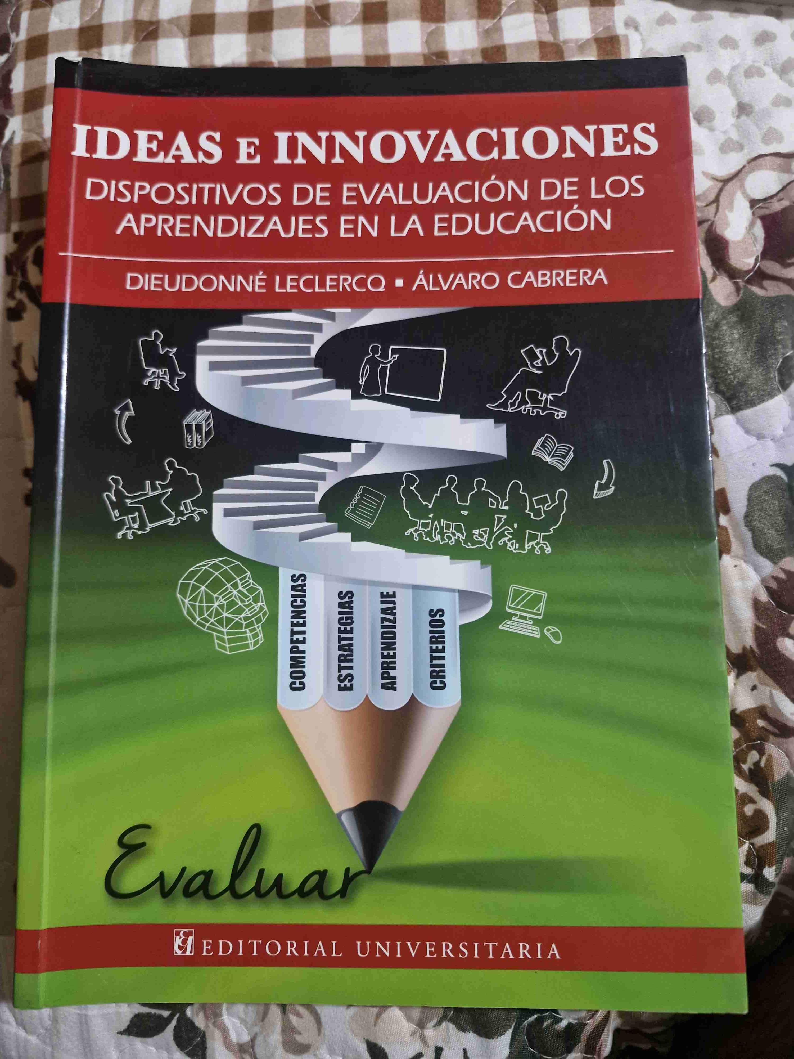 Libro Ideas e Innovaciones. Evaluacion de Aprendiz