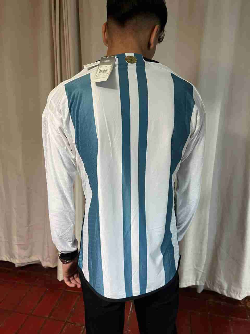 Camisetas Argentina 2 Estrellas Modelo Qatar 2022 - miniatura 4