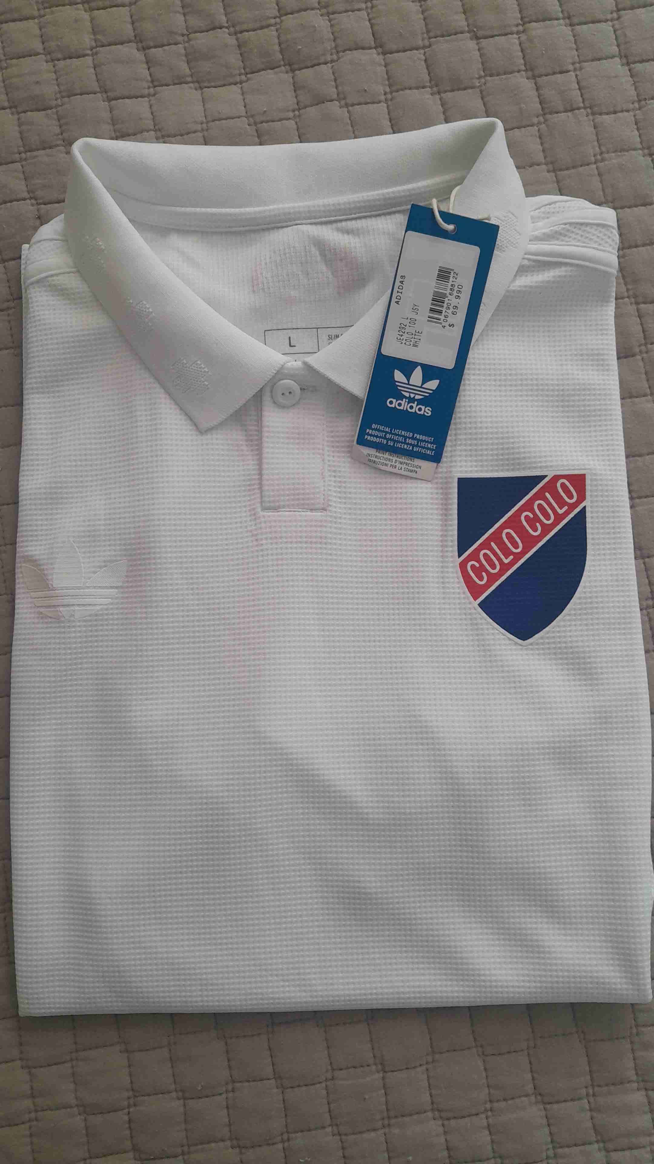 Camiseta blanca de colo colo original - miniatura 2