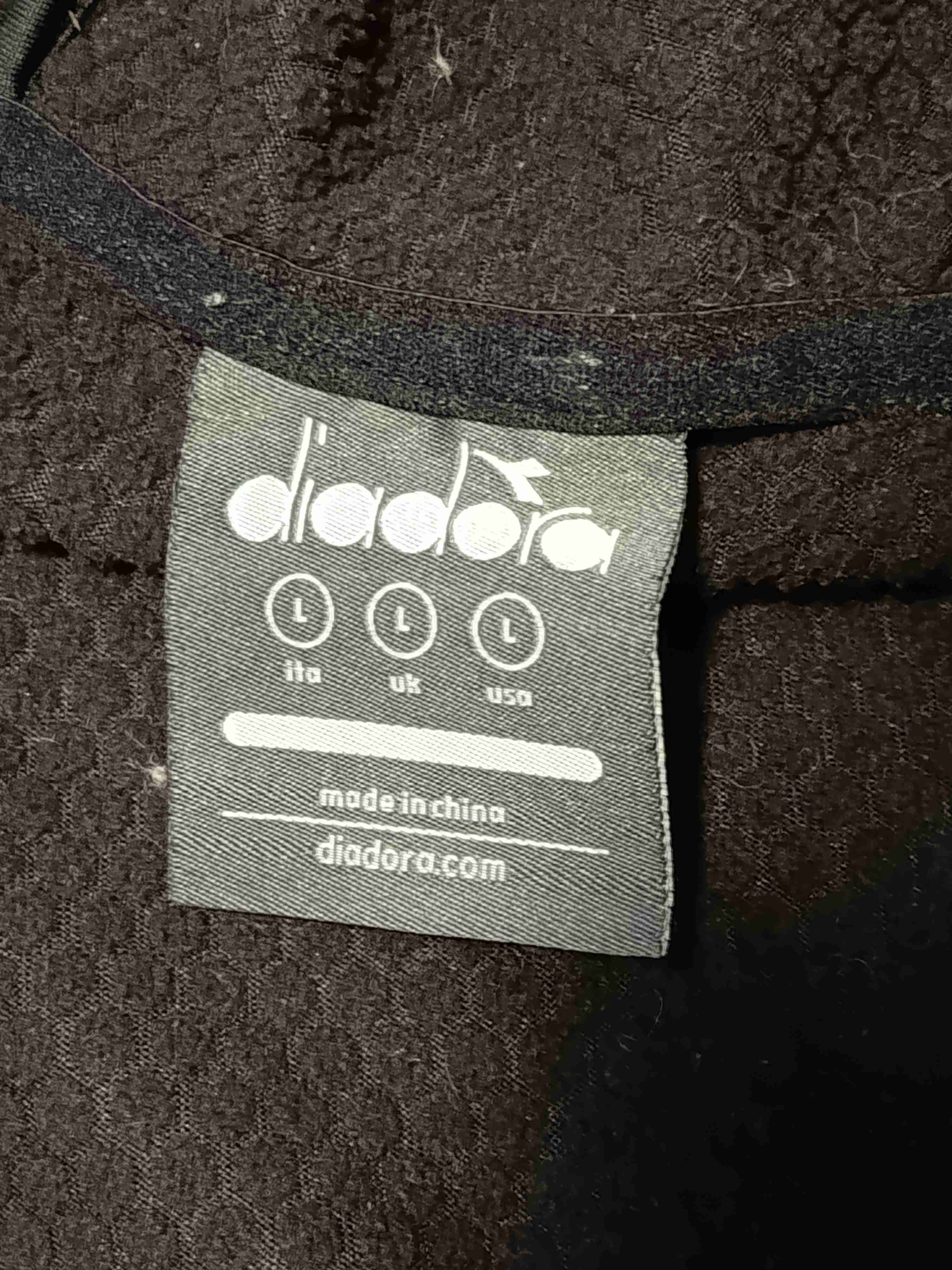 Polerón deportivo negro Diadora Originales - miniatura 2