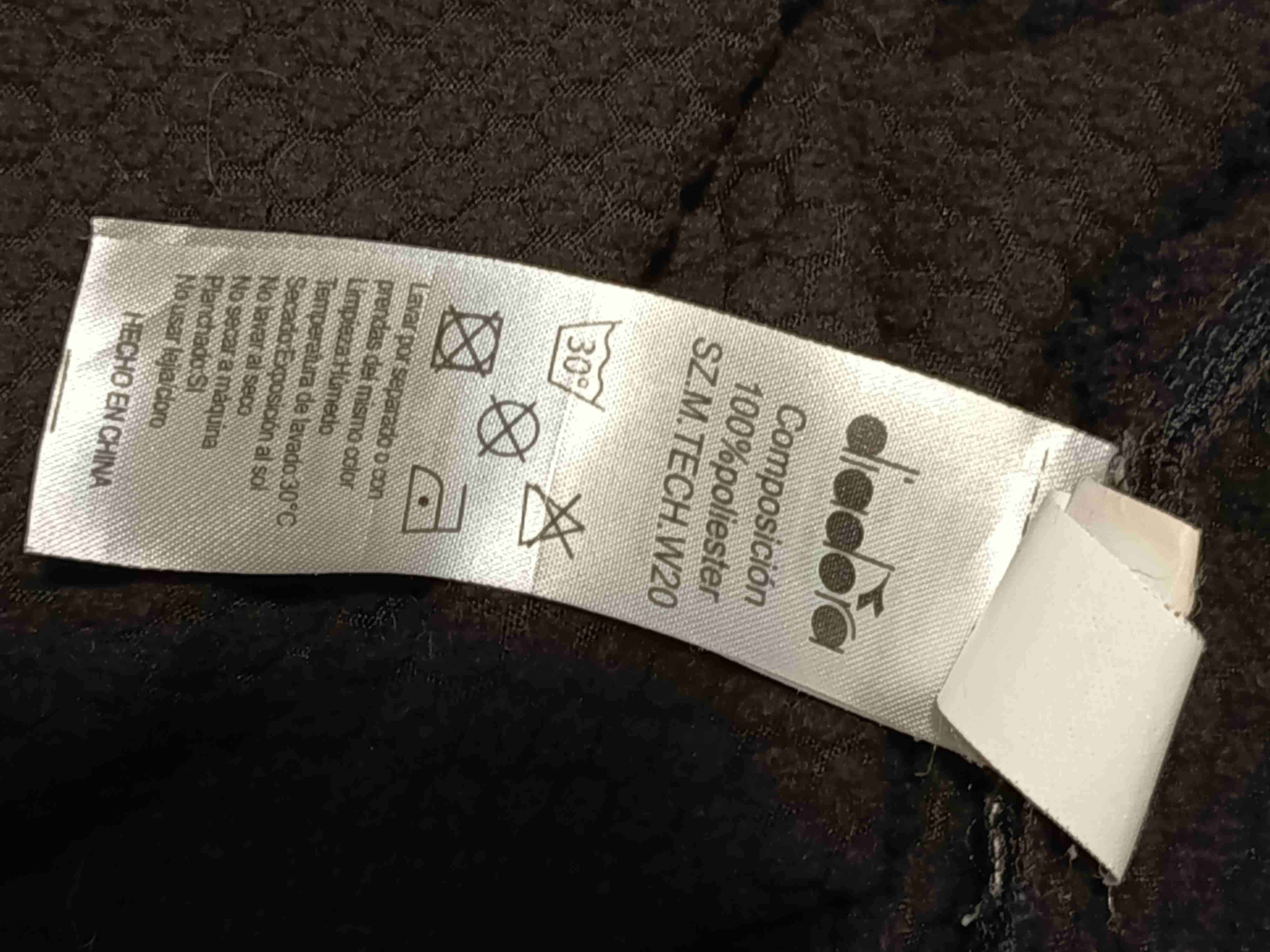 Polerón deportivo negro Diadora Originales - miniatura 3