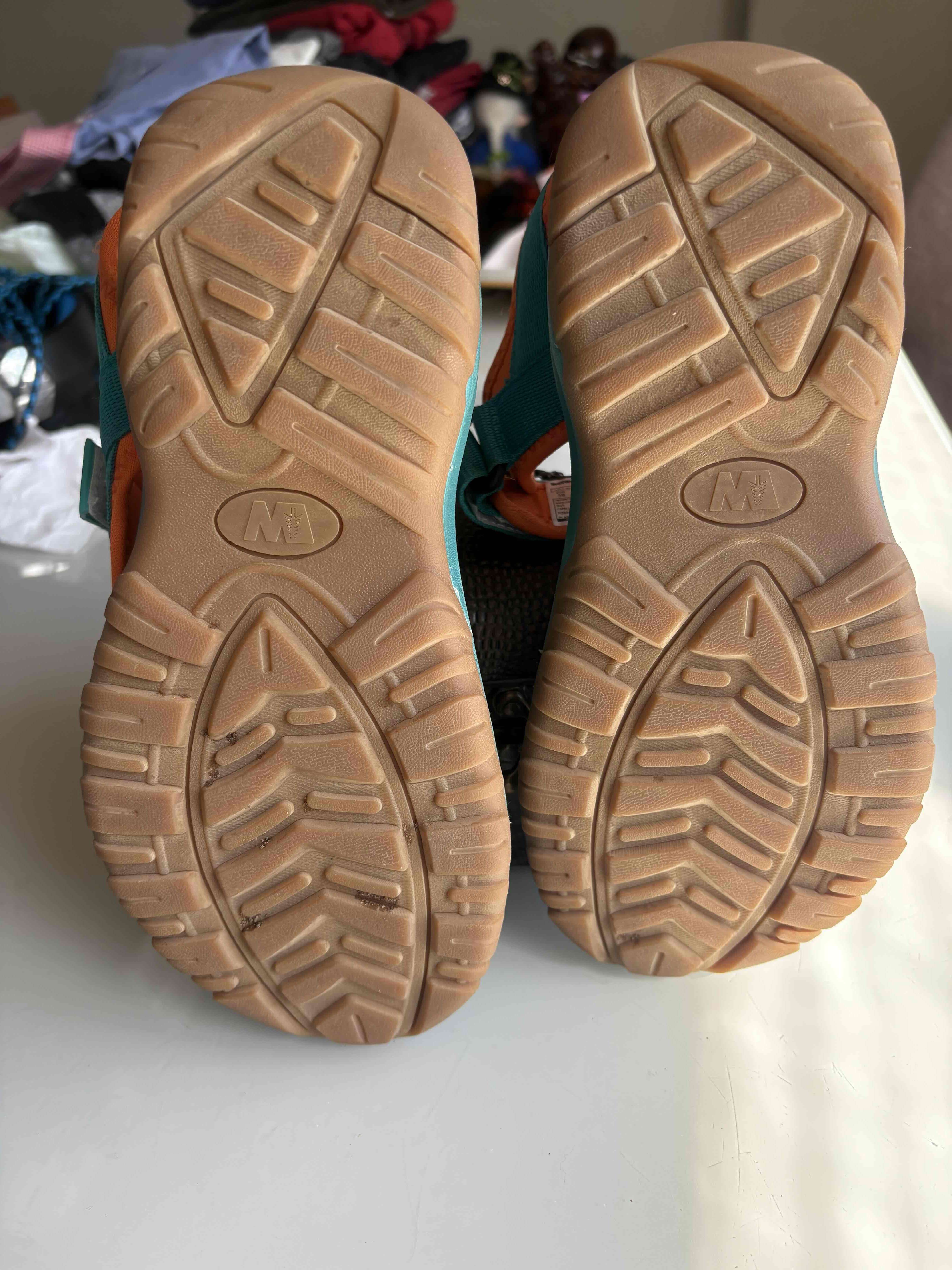 Sandalias deportivas turquesa y naranjas - miniatura 4