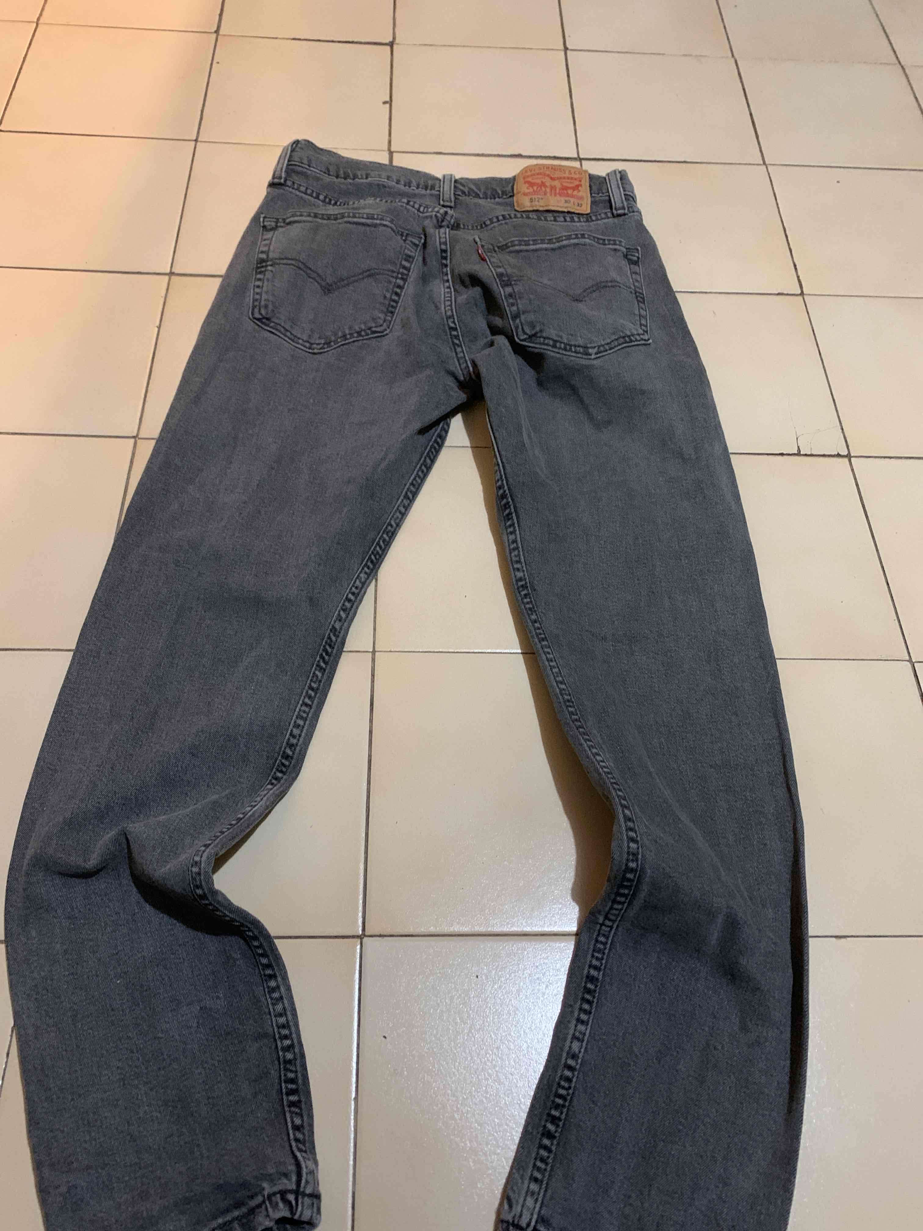 Jeans gris oscuros hombre - miniatura 2