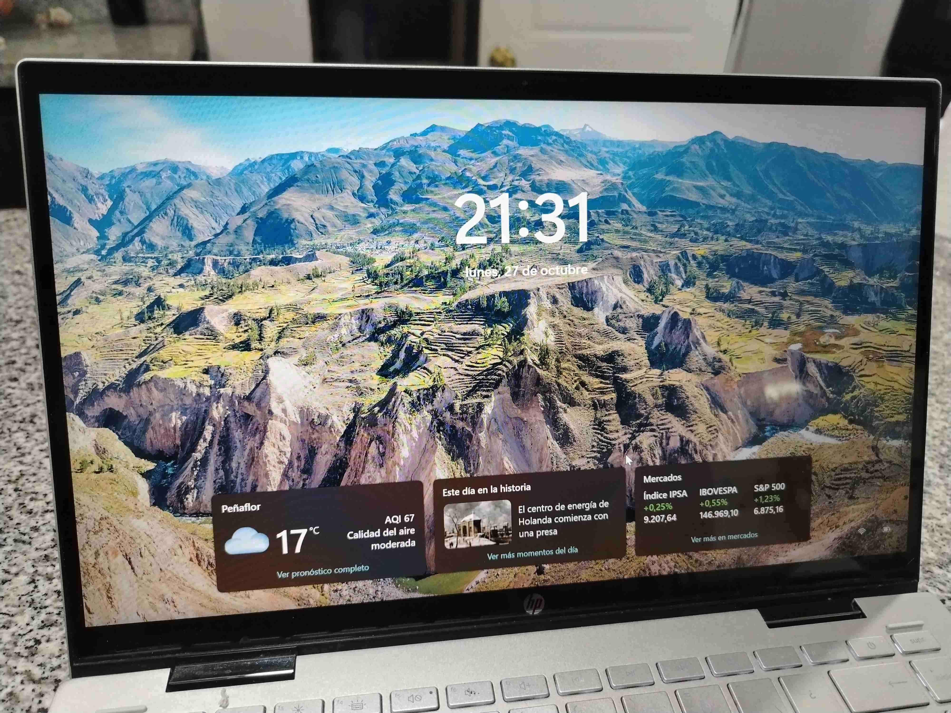 Notebook HP pavilion 360  con pantalla  touch