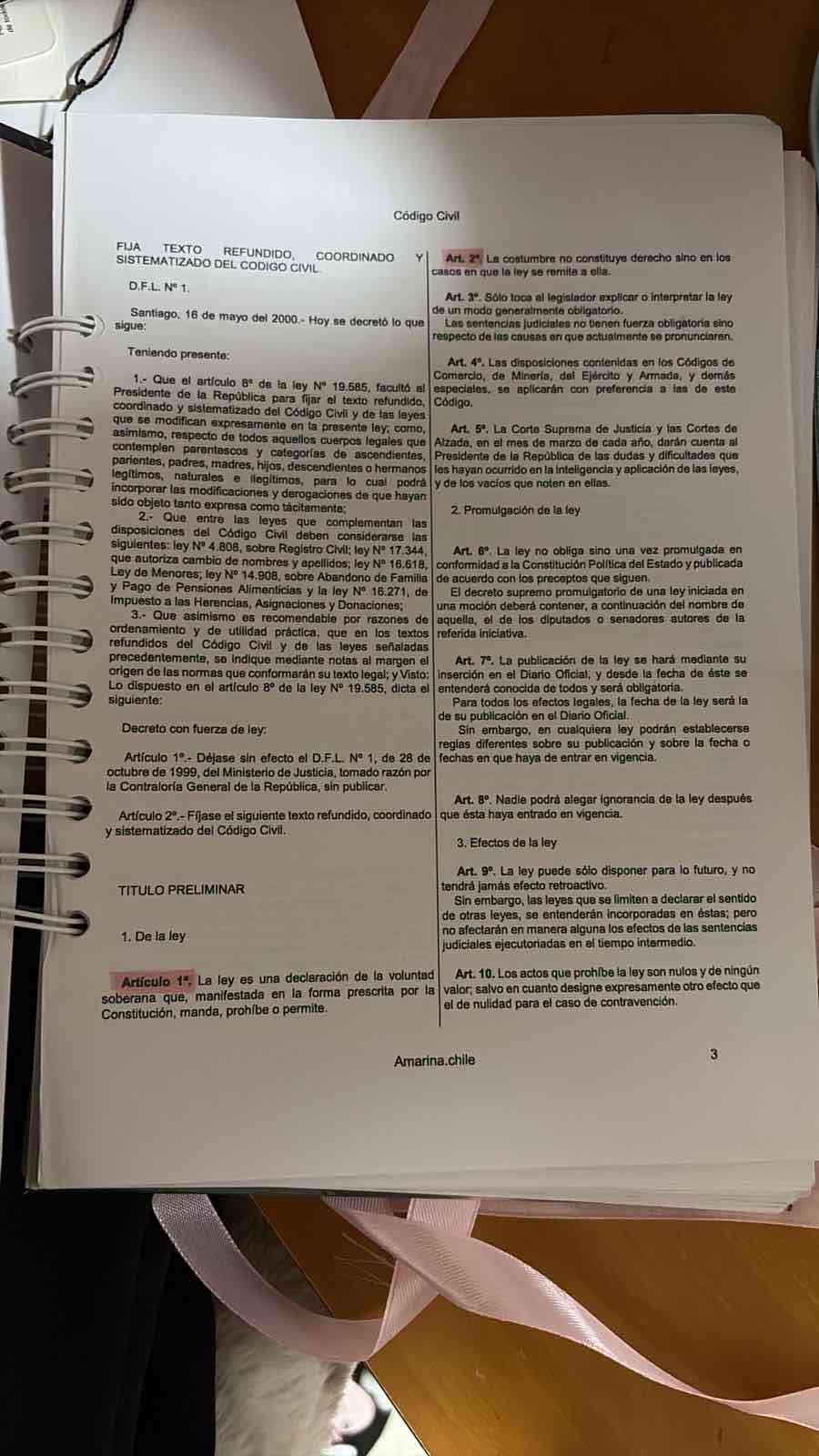 Libros de leyes chilenas - miniatura 2