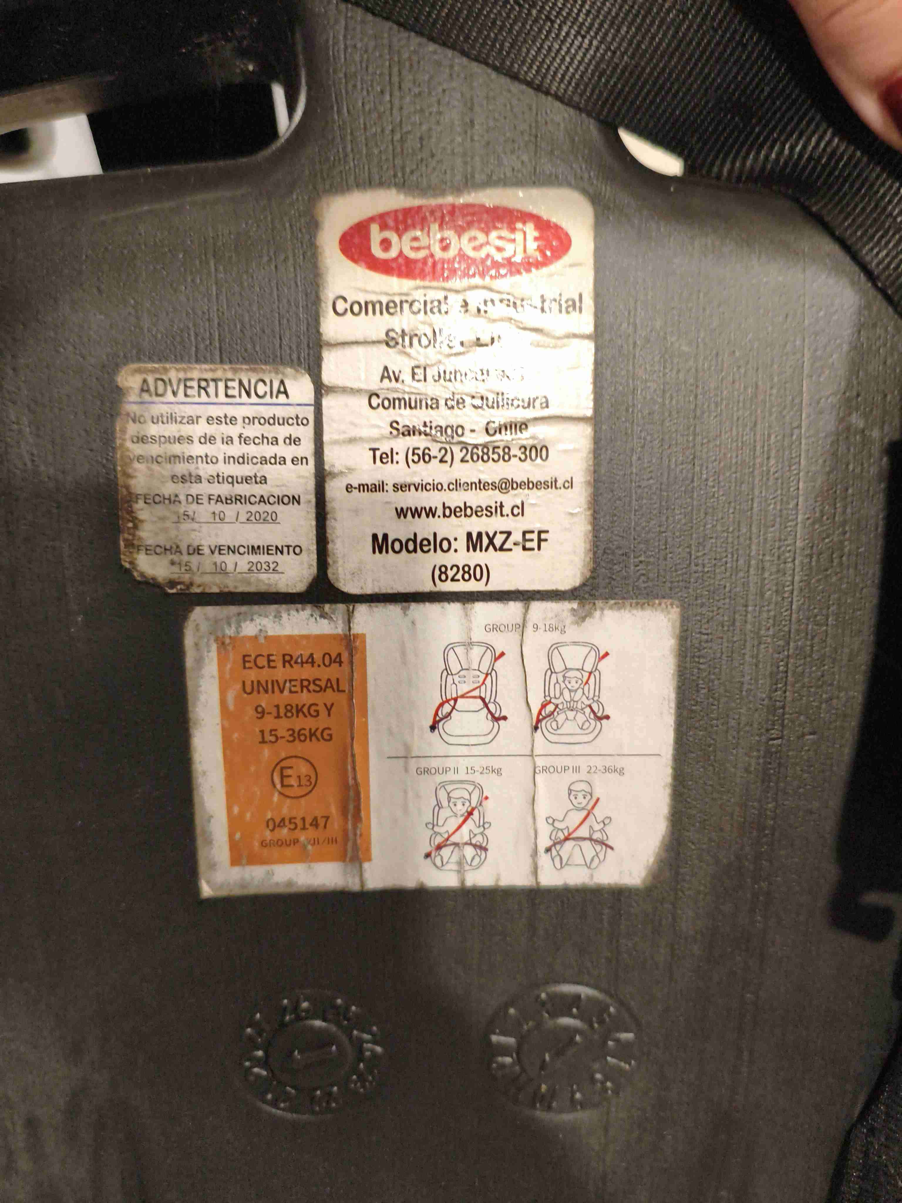 Silla infantil para auto - miniatura 3