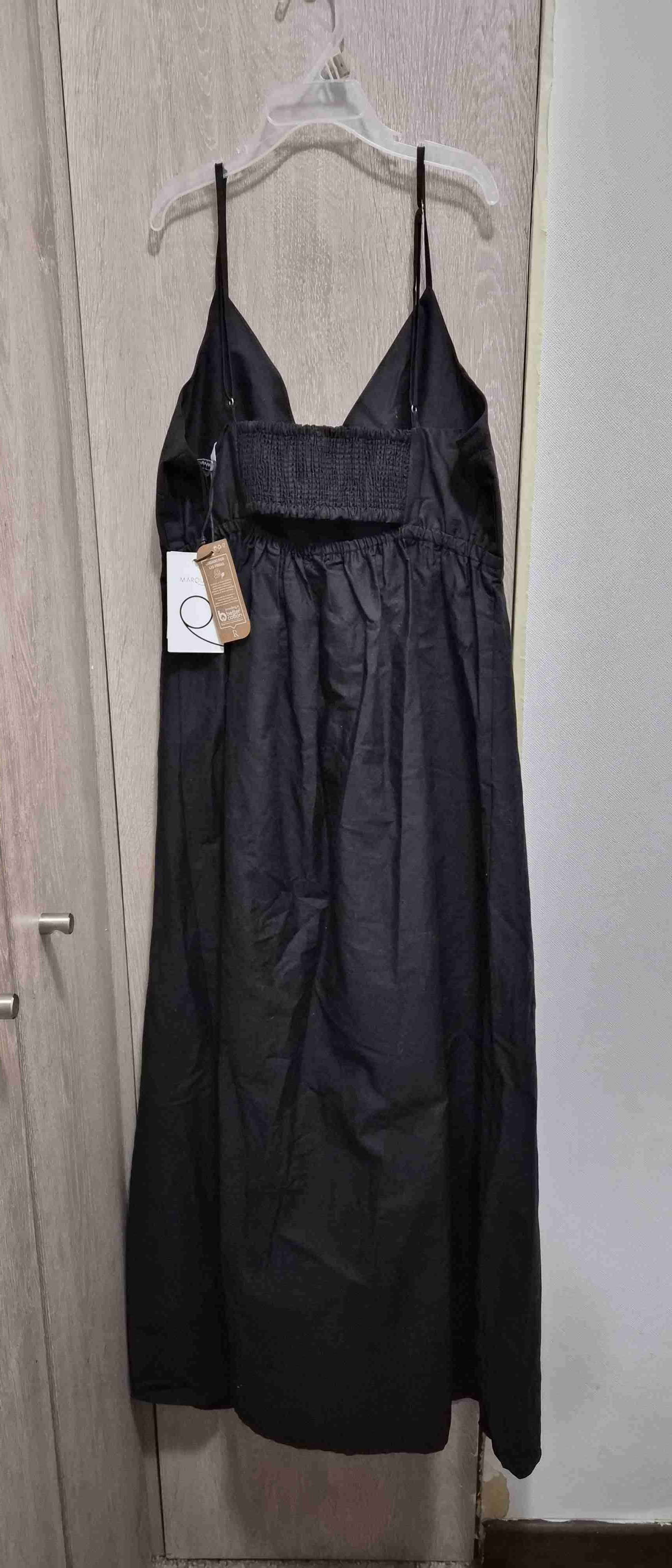 Vestido largo negro Marquis - miniatura 2