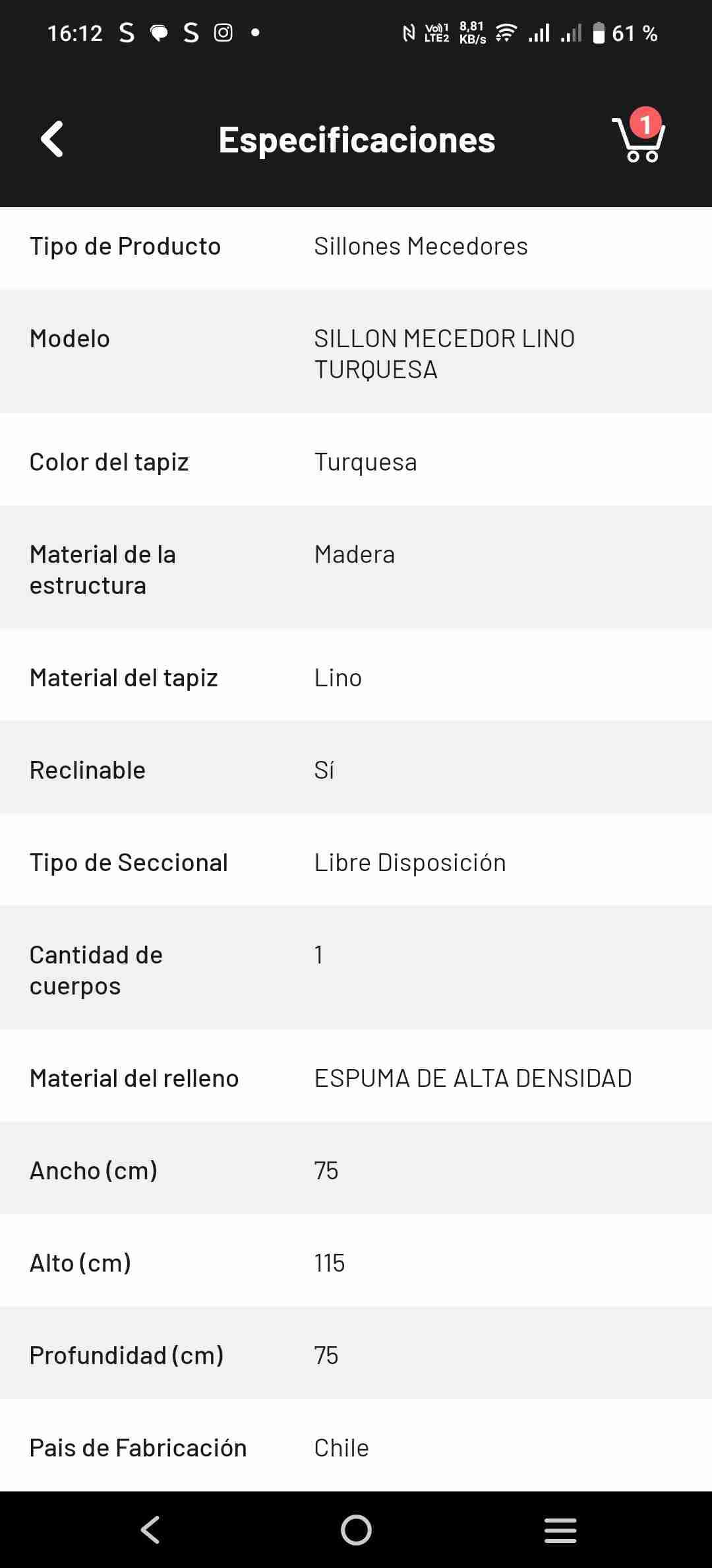 Sillón turqueza semi nuevo. - miniatura 5