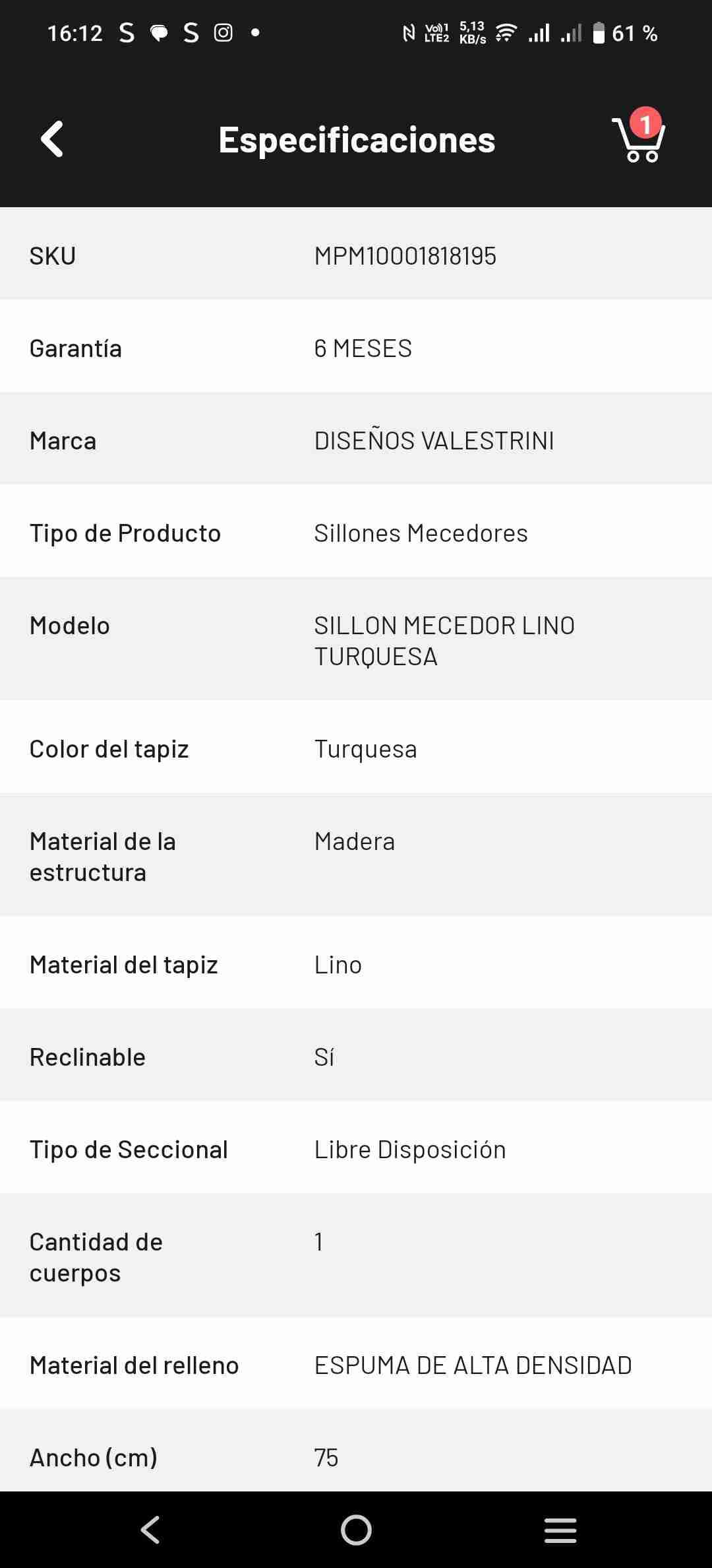 Sillón turqueza semi nuevo. - miniatura 6