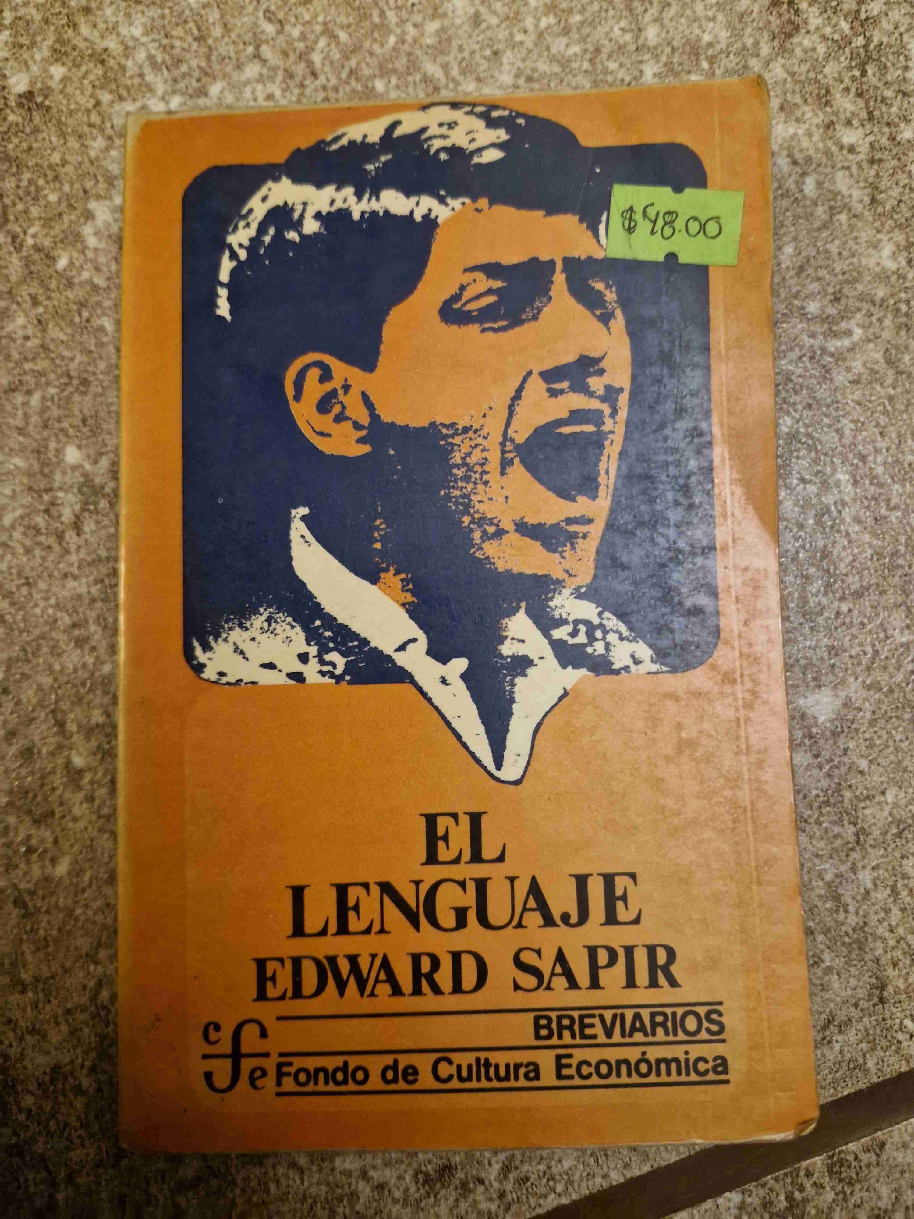 Libro El Lenguaje de Edward Sapir
