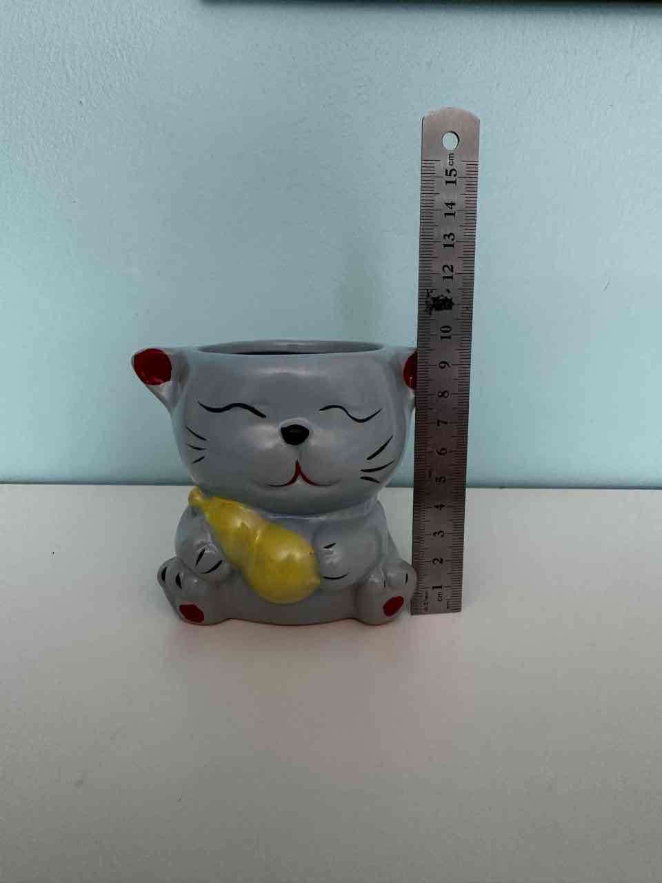 Maceteros gatunos de cerámica - miniatura 2