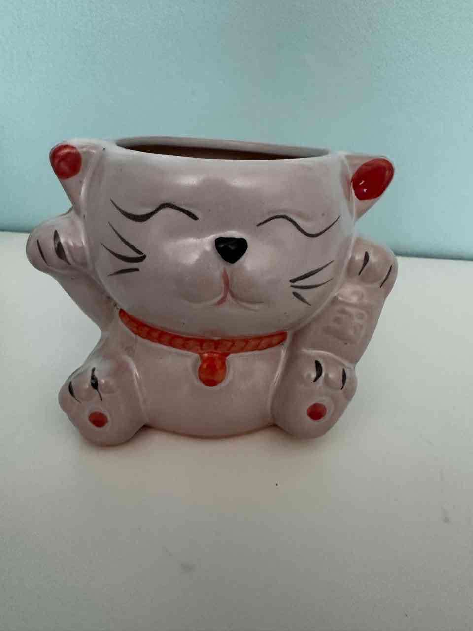 Maceteros gatunos de cerámica - miniatura 3