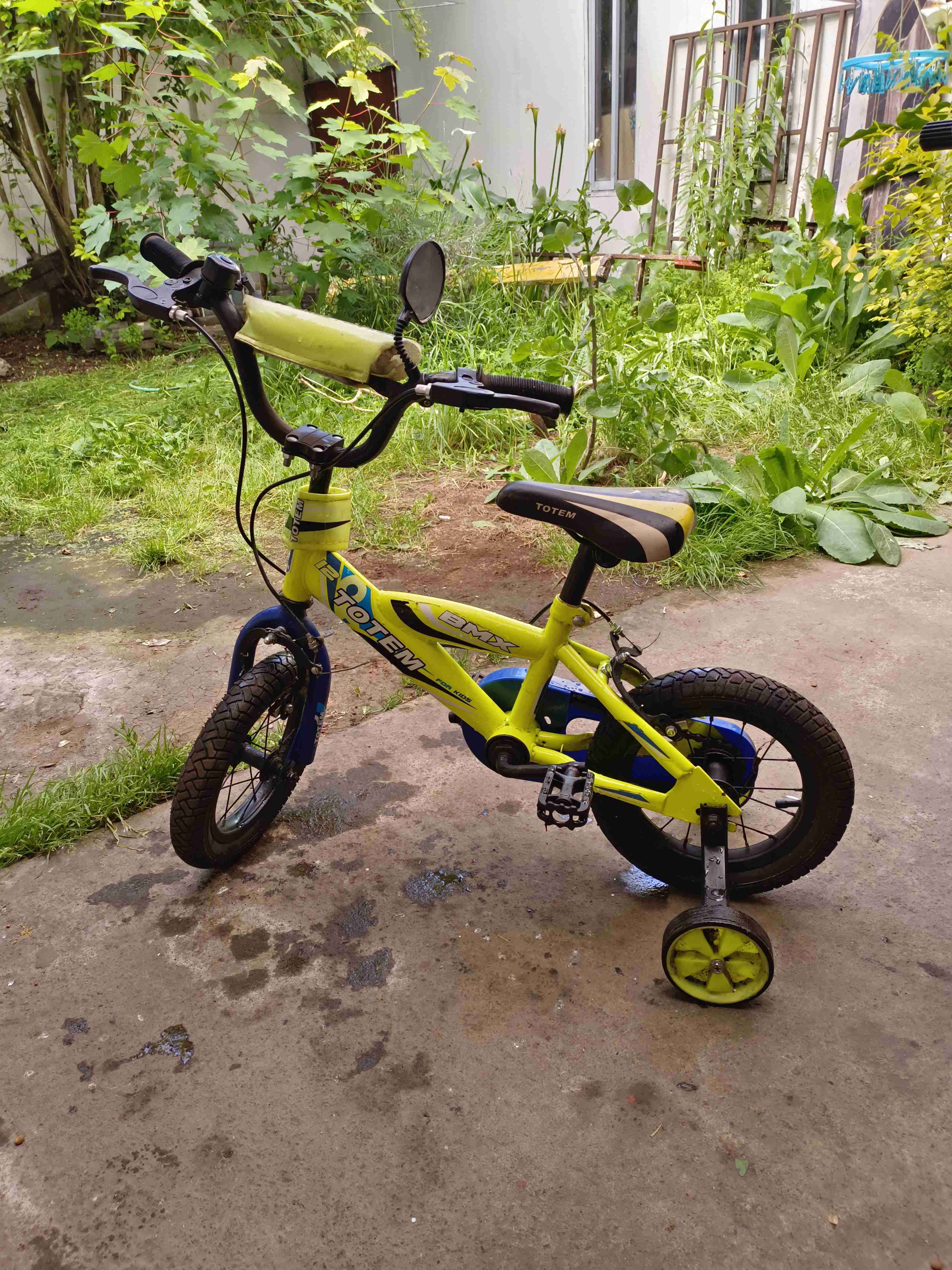 Bicicleta infantil Totem amarilla