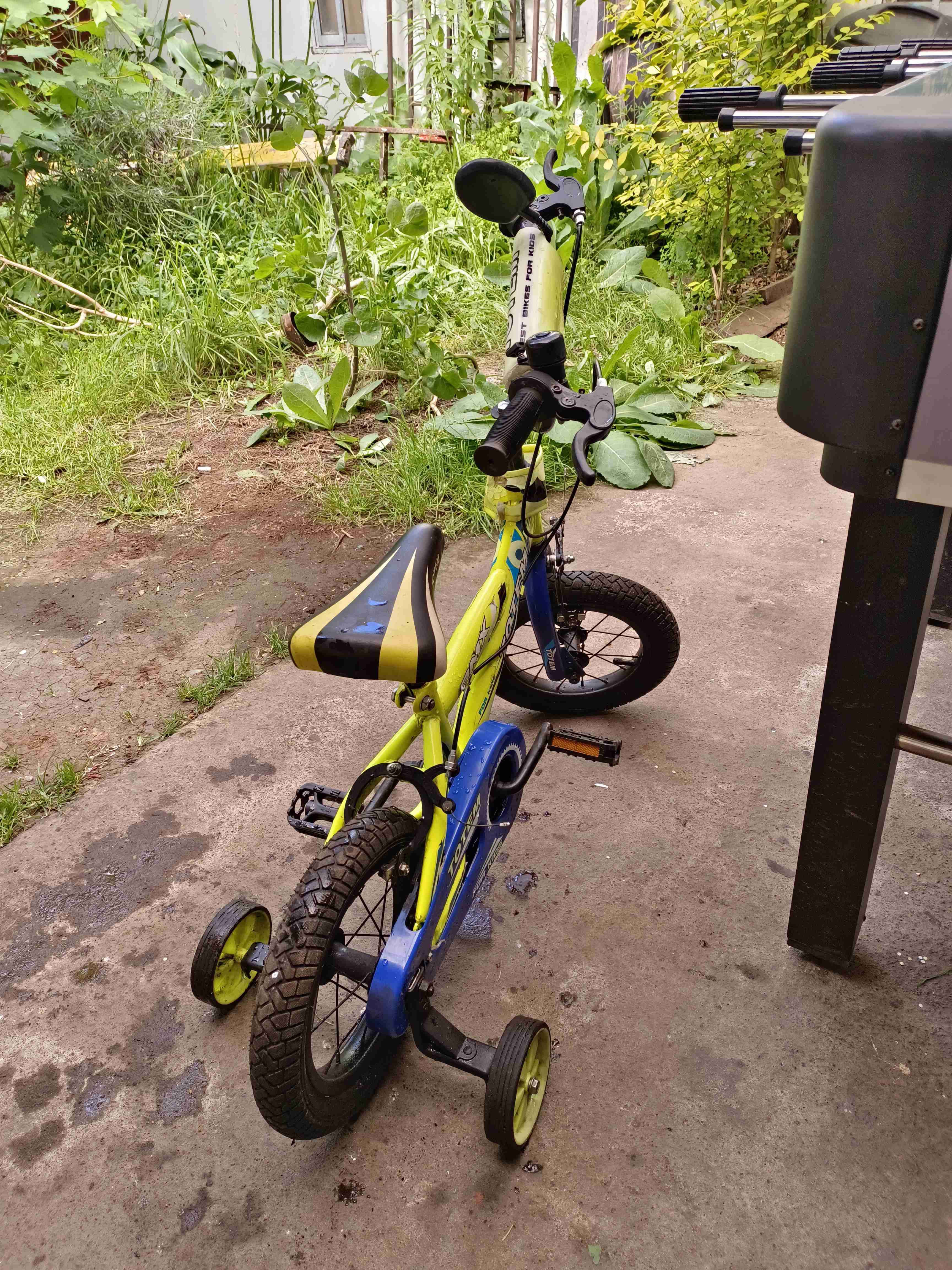Bicicleta infantil Totem amarilla - miniatura 2