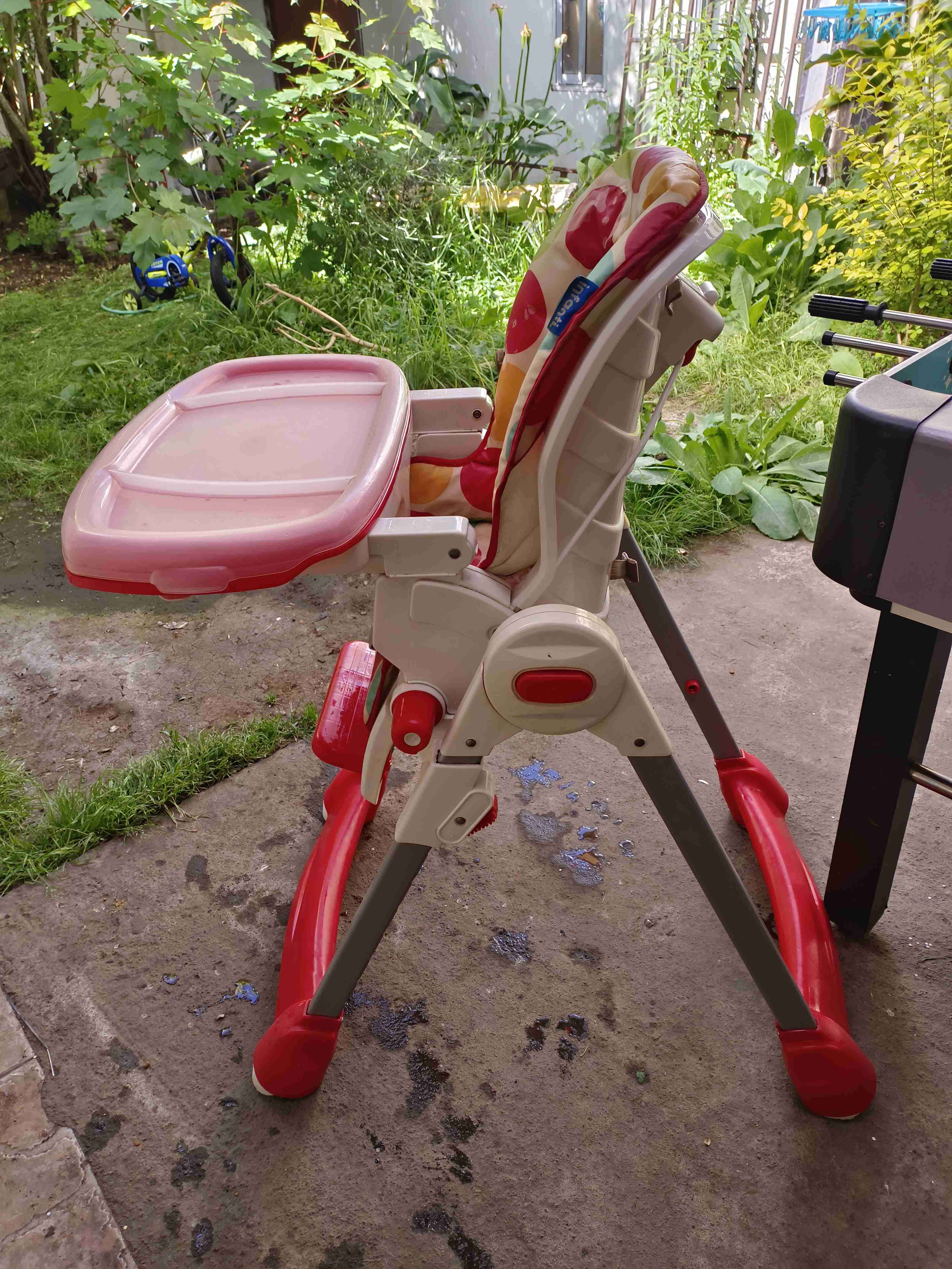 Silla infanti de comer para bebé multicolor - miniatura 2