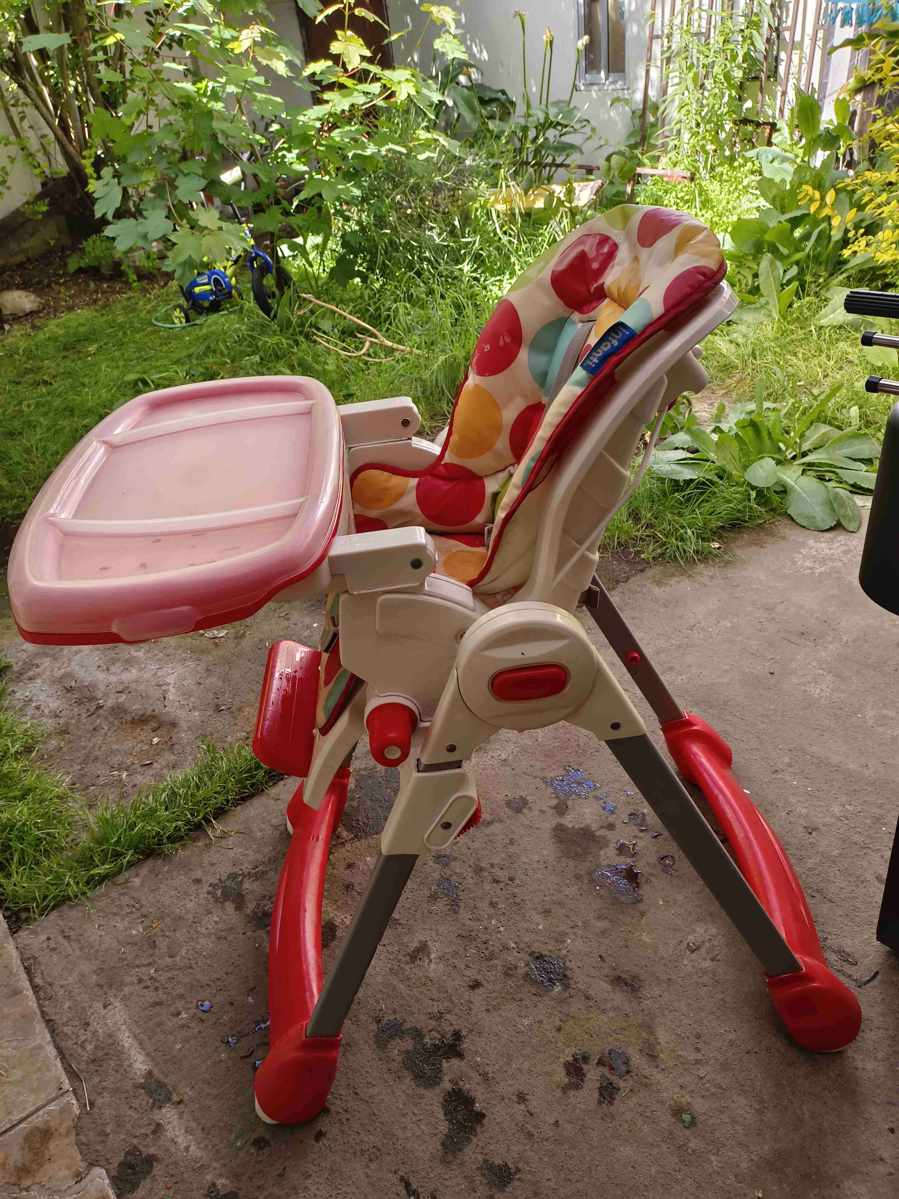 Silla infanti de comer para bebé multicolor - miniatura 4
