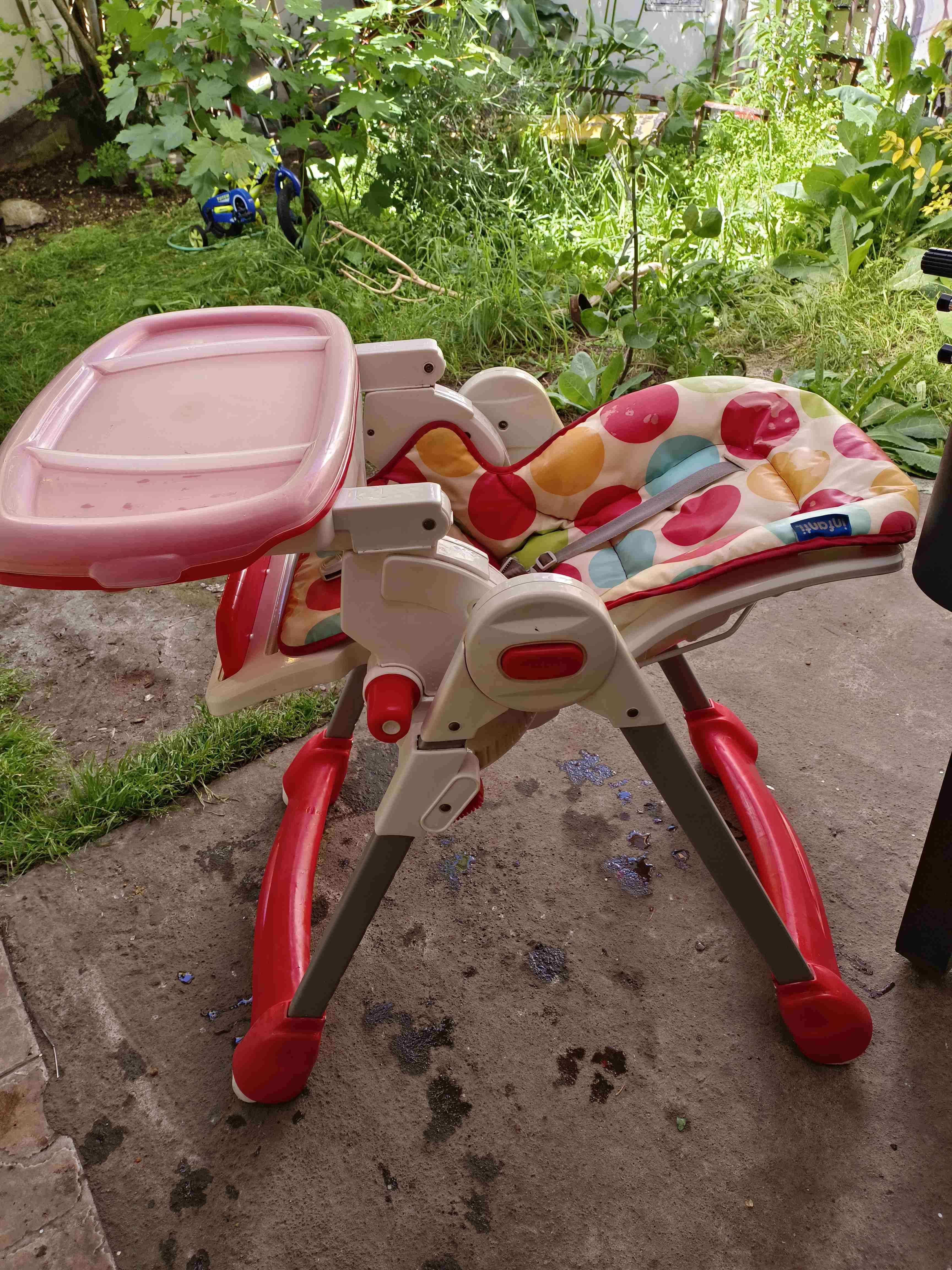 Silla infanti de comer para bebé multicolor - miniatura 5