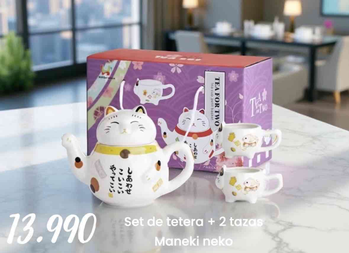 Set de tetera Maneki Neko