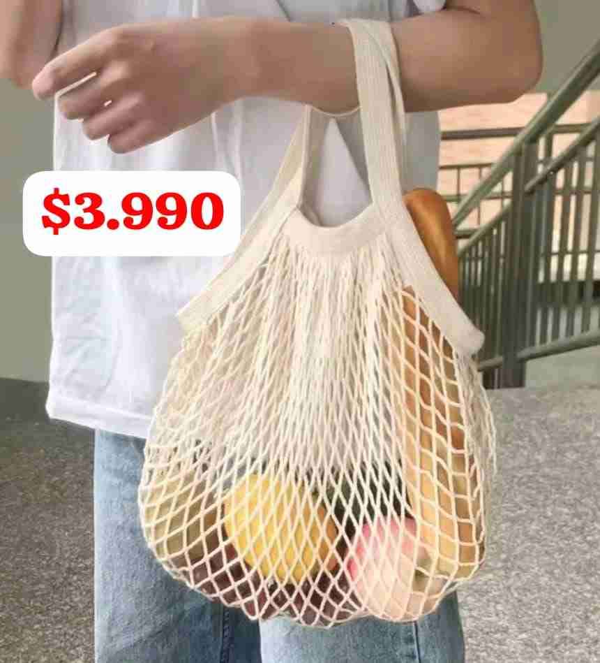 Bolsa de malla ecológica