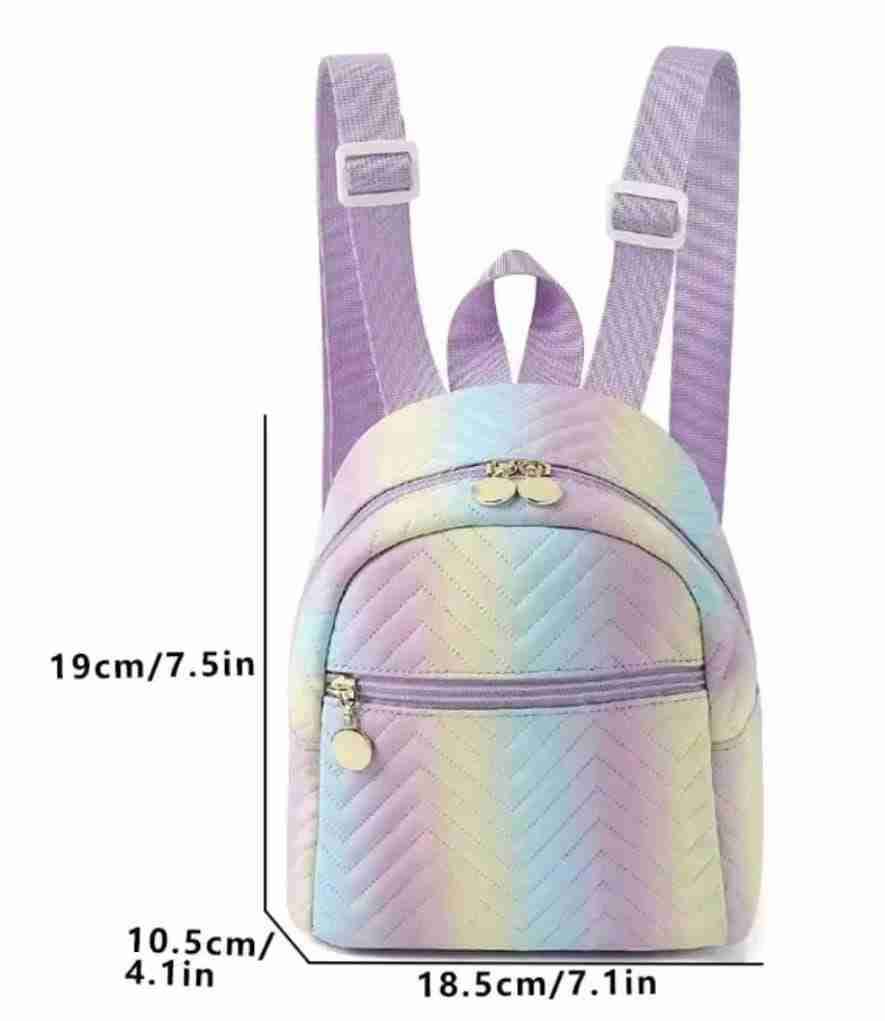 Mochila rosa con corazones - miniatura 2
