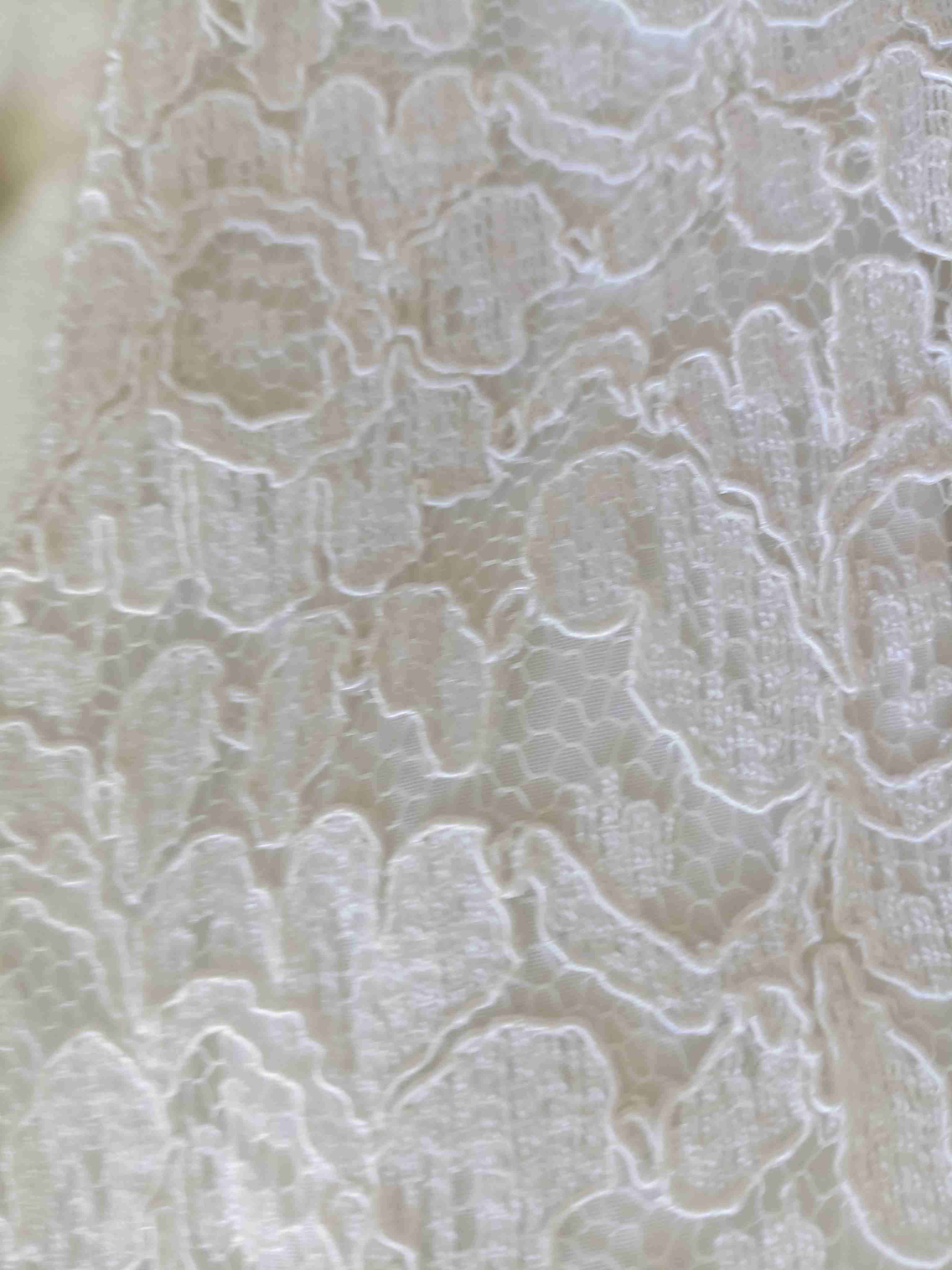 Cardigan blanco con encaje, elegante - miniatura 5