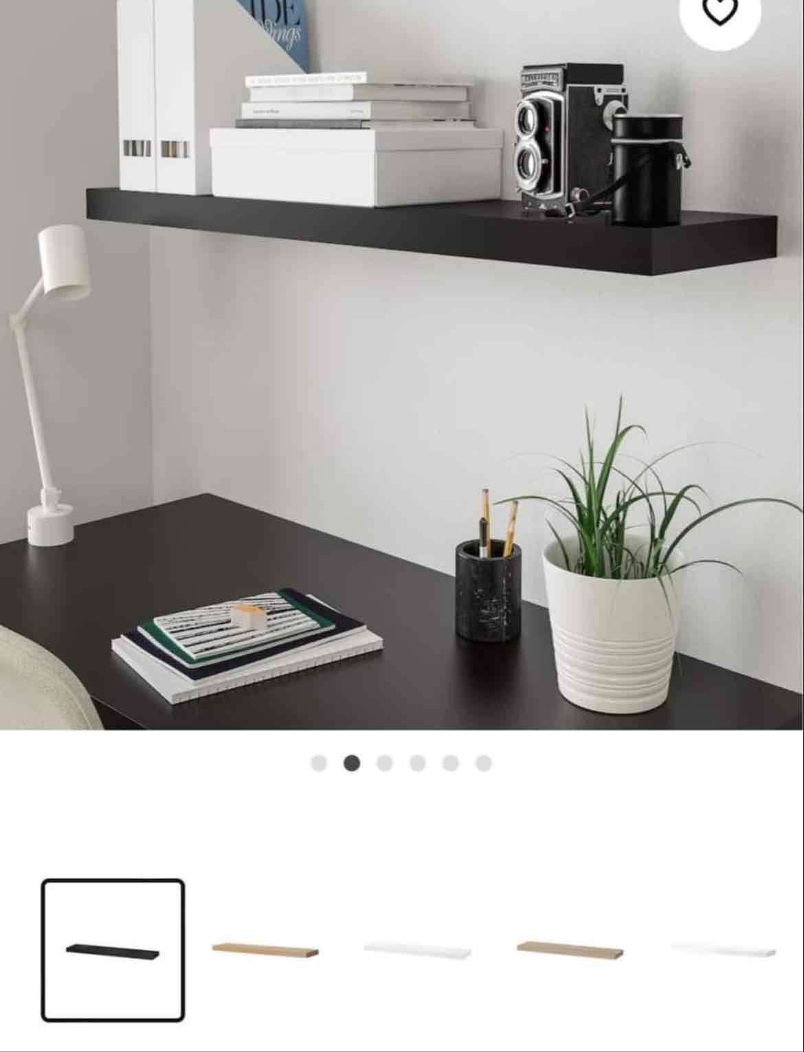 Estante Lack negro Nuevo Sellado - miniatura 2