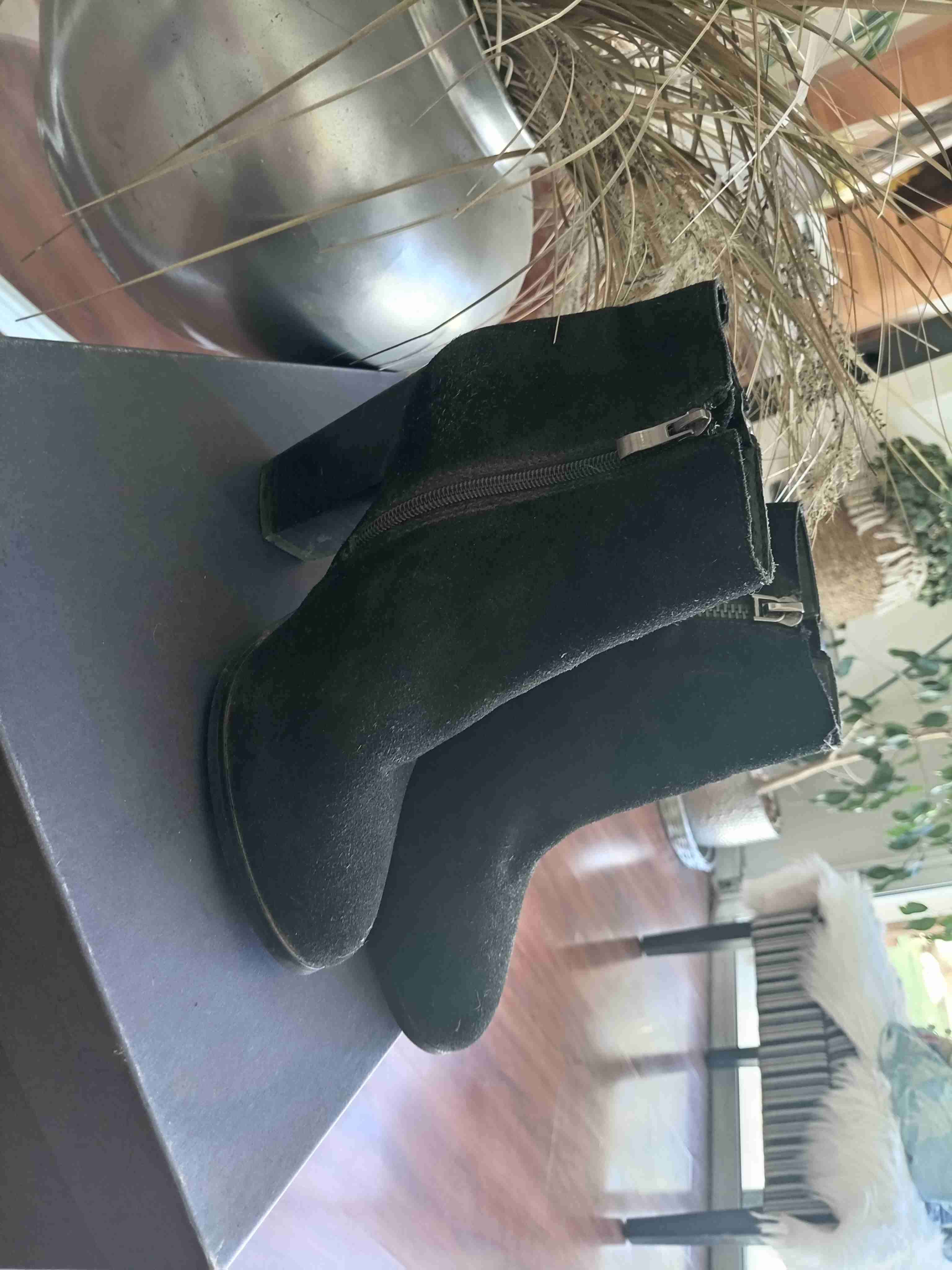 Botines negros con cierre lateral, marca Cmoran,