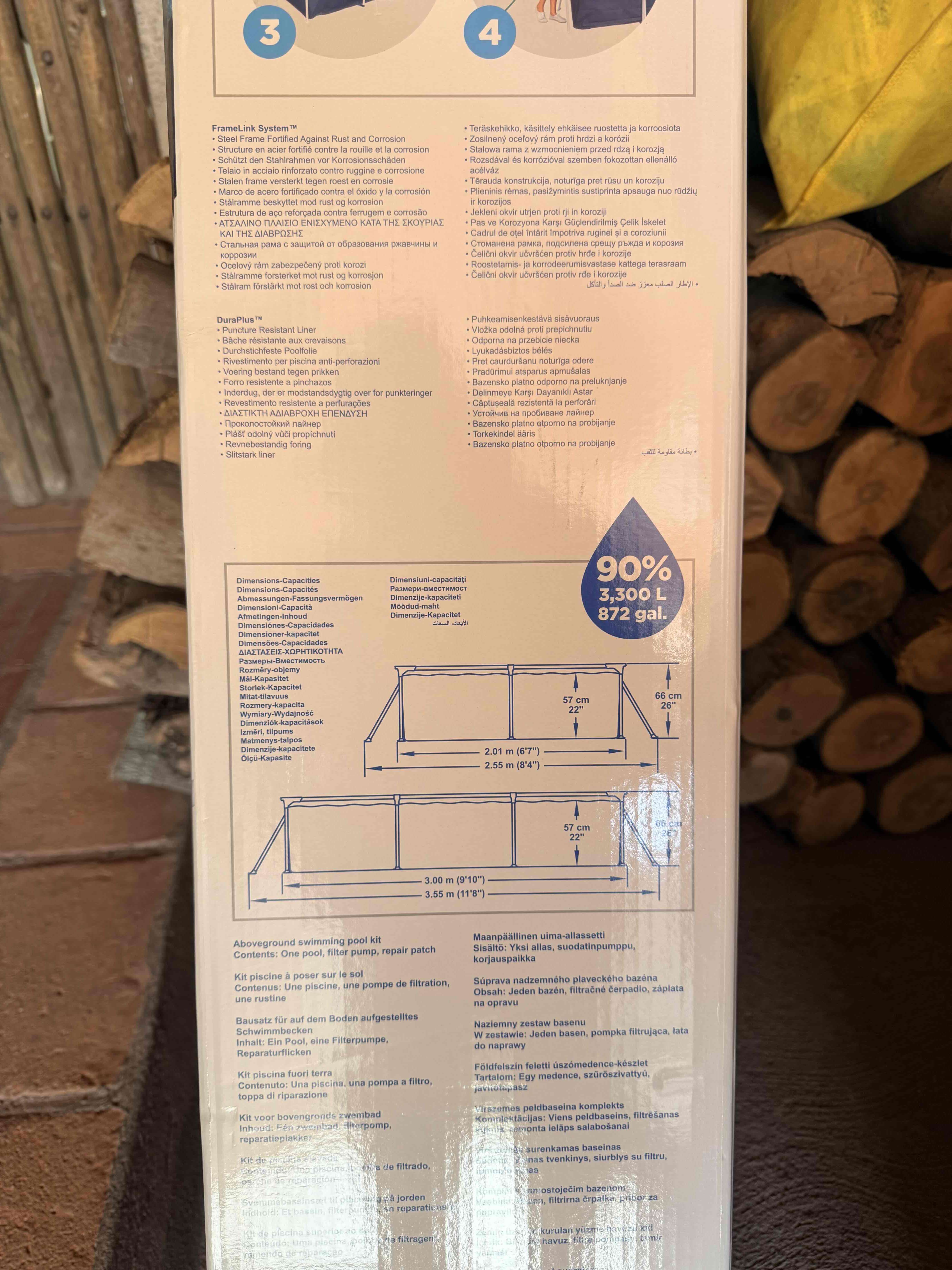 Piscina Bestway Steel Pro 3x2m - 3