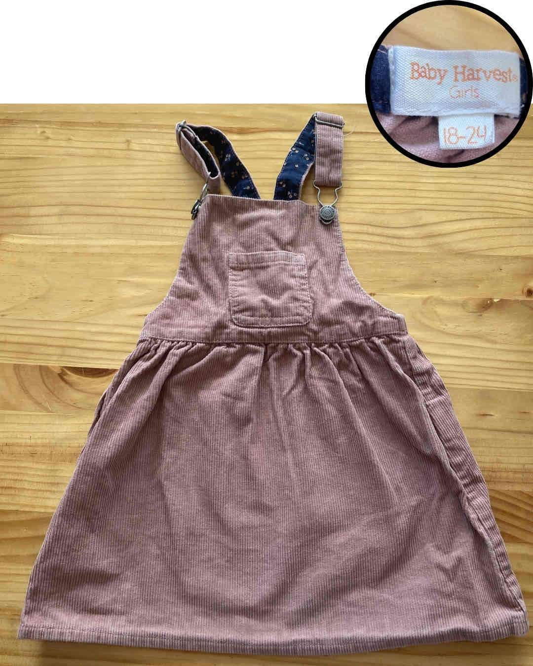 Vestido Baby Harvest rosa