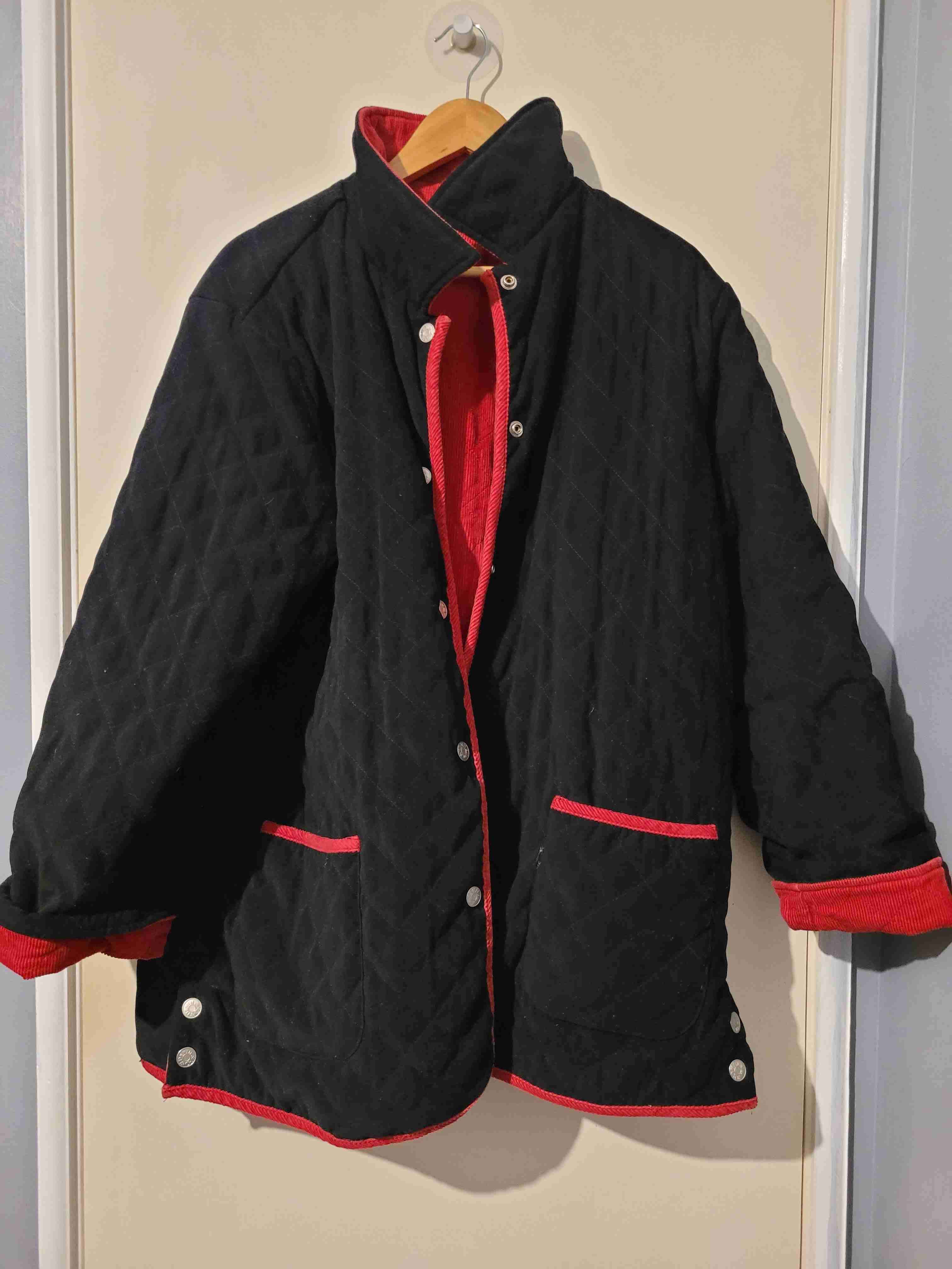 Chaqueta acolchada negra