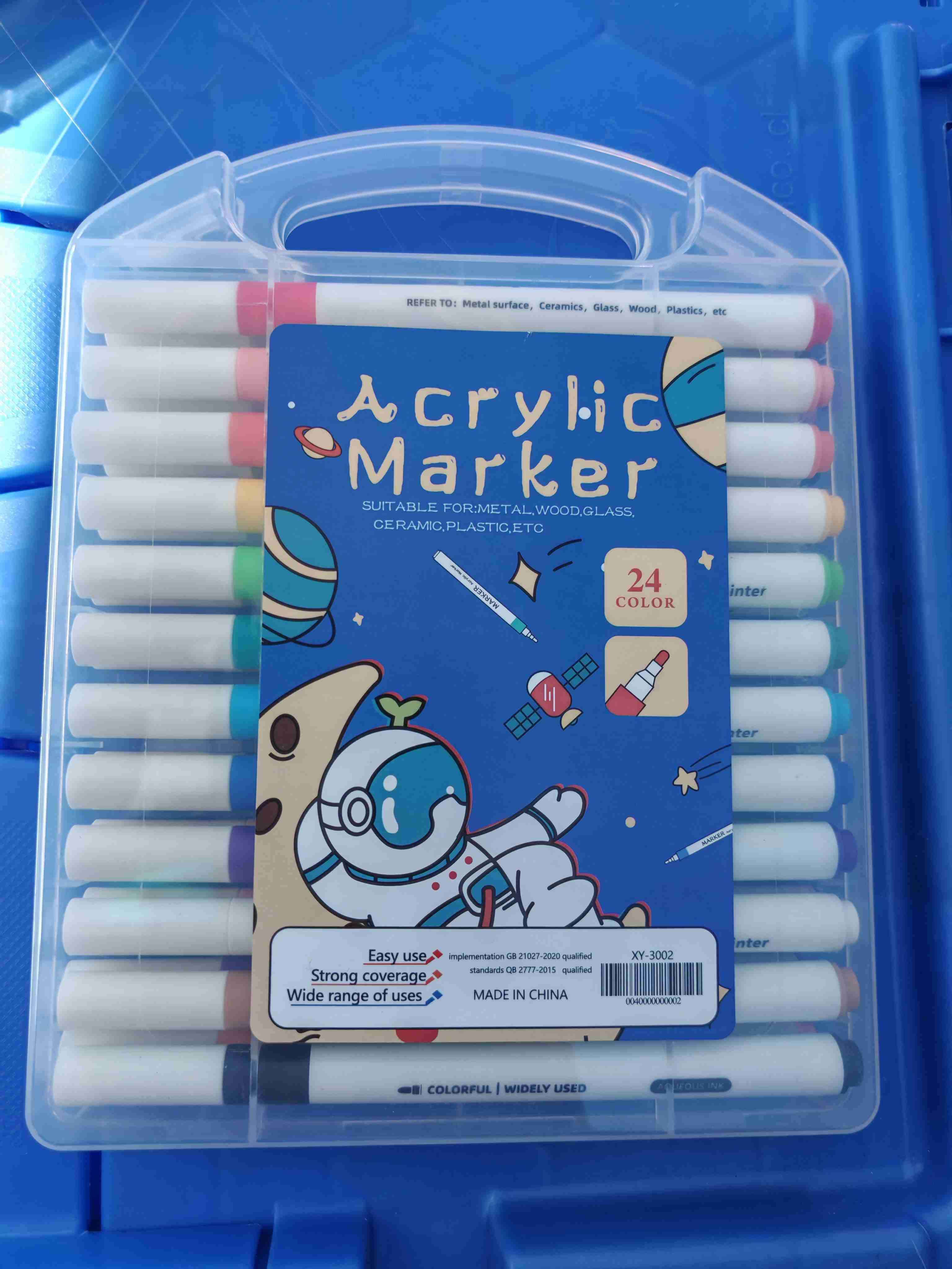 Set de marcadores acrílicos 24 colores