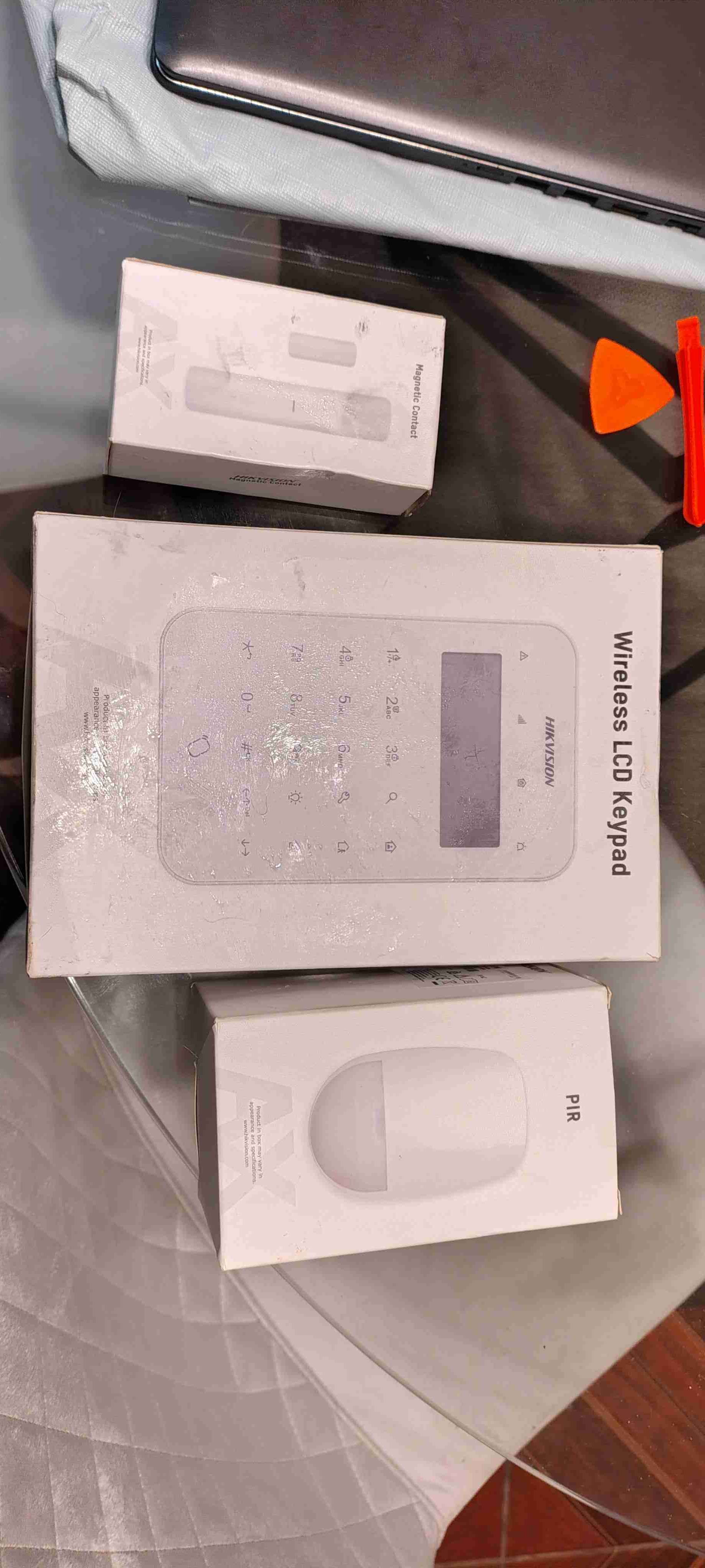 Teclado inalámbrico LCD +sensorPiR+magnético