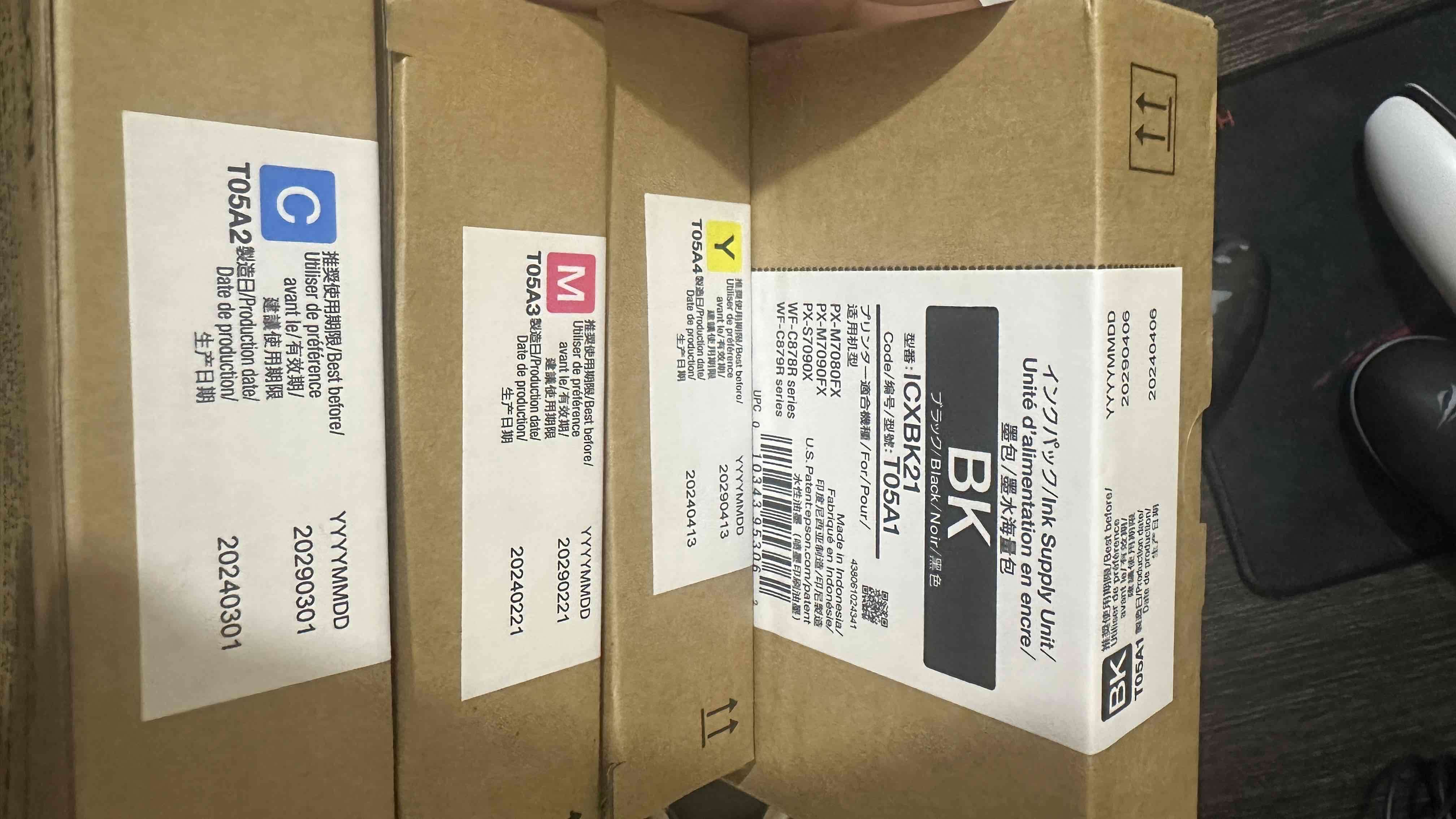 Cartuchos de tinta Epson T05A