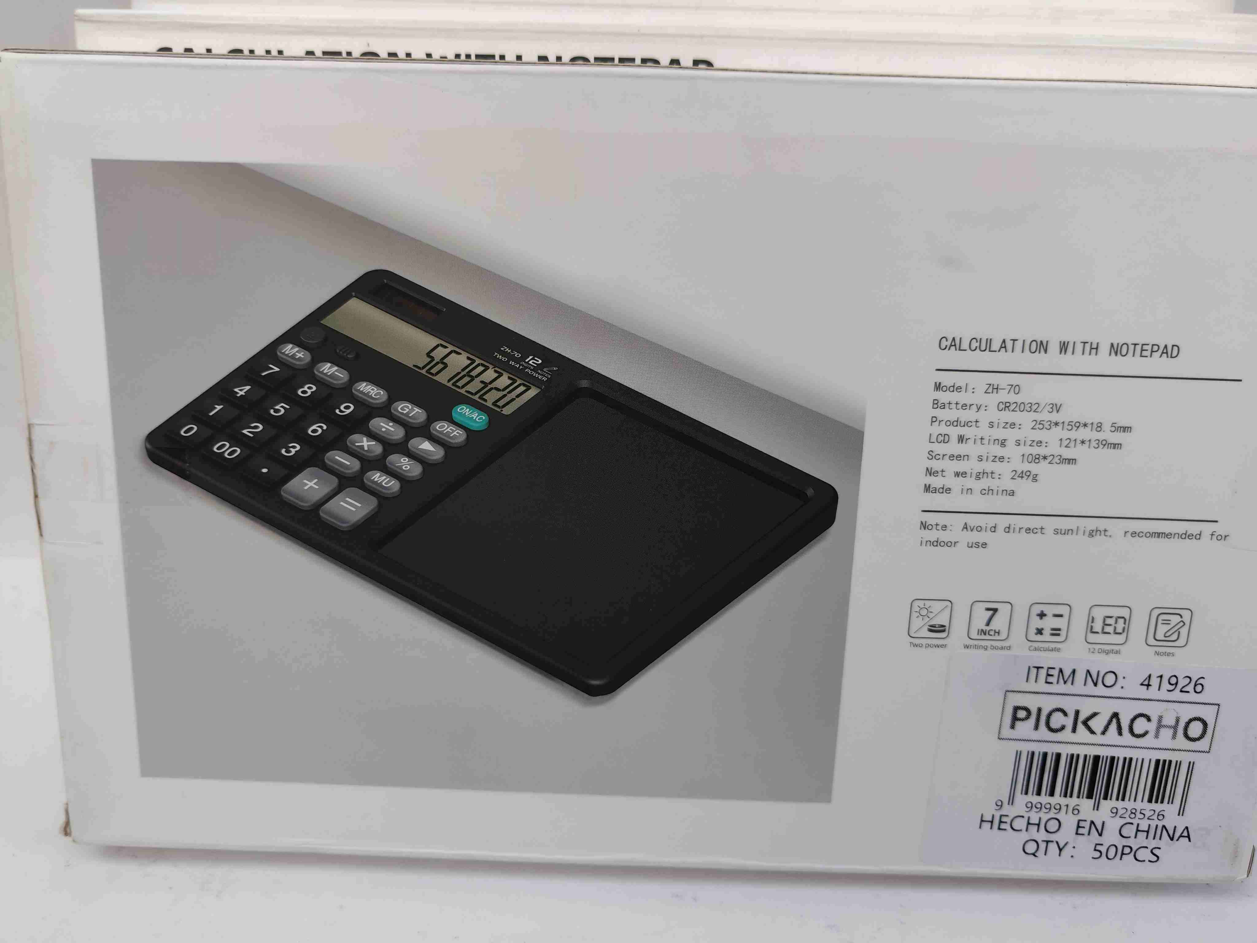 Calculadora con bloc de notas integrada remate - miniatura 10