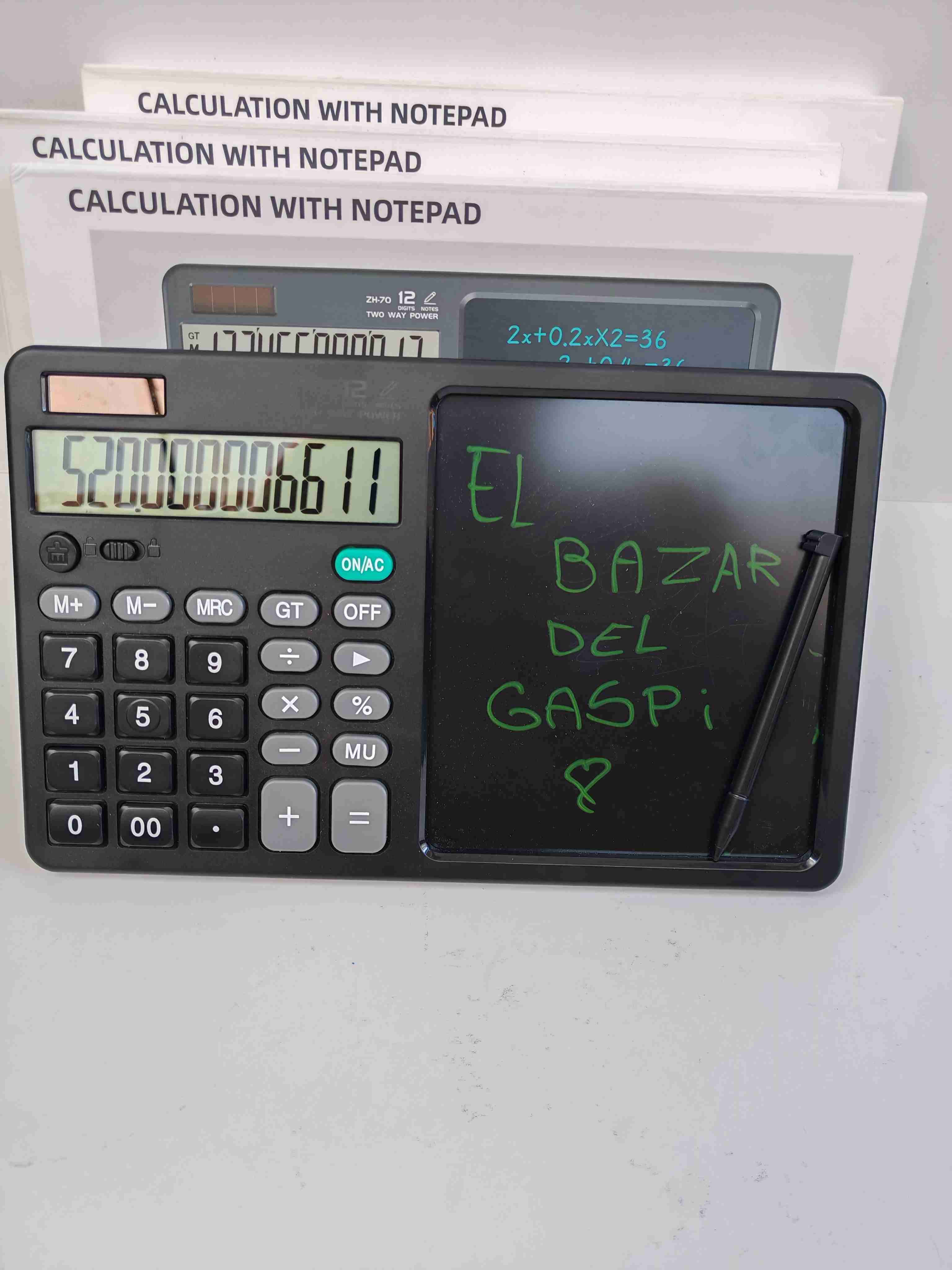 Calculadora con bloc de notas integrada remate - miniatura 13
