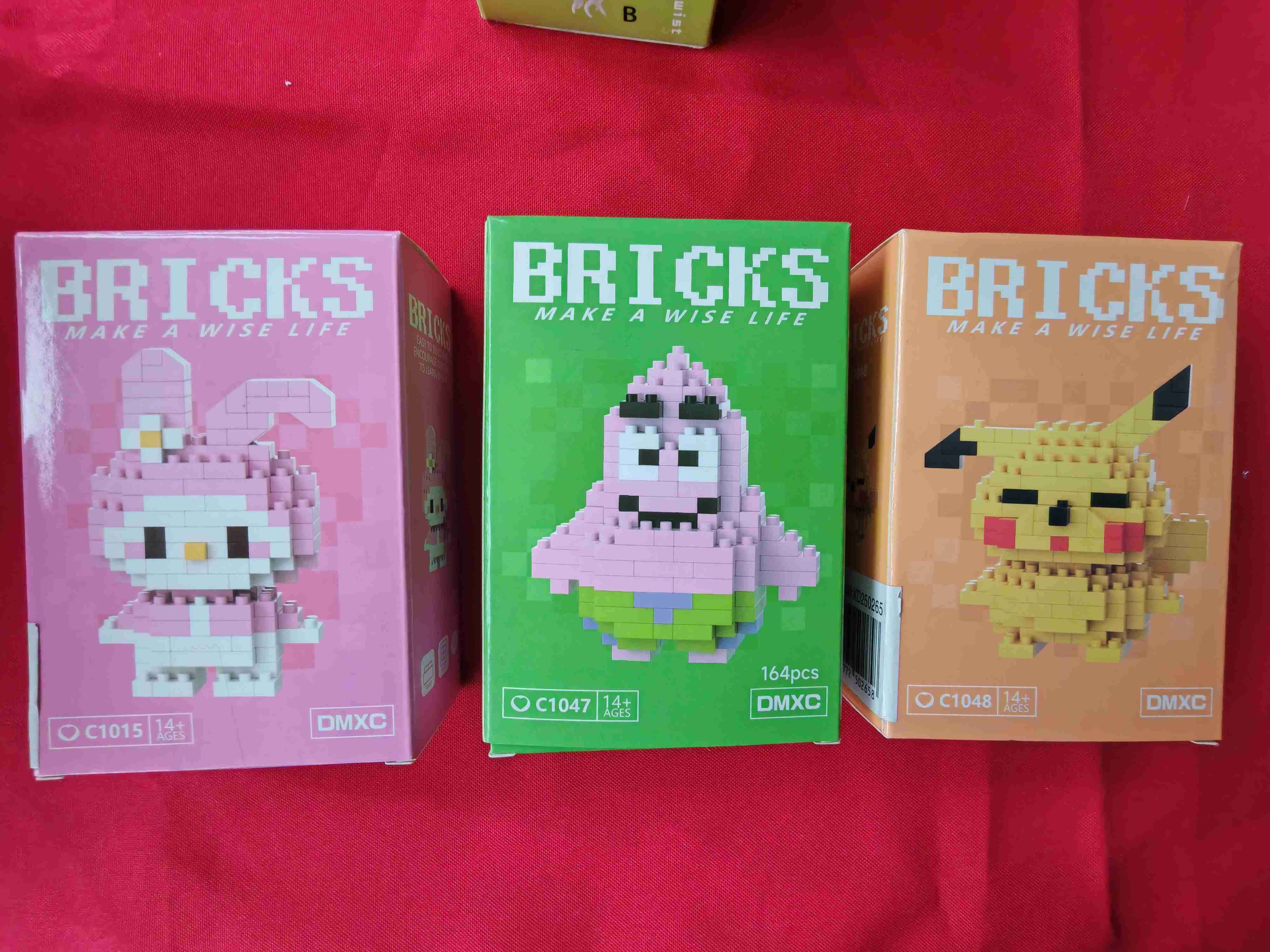 figuras BRICKS diferentes modelos
