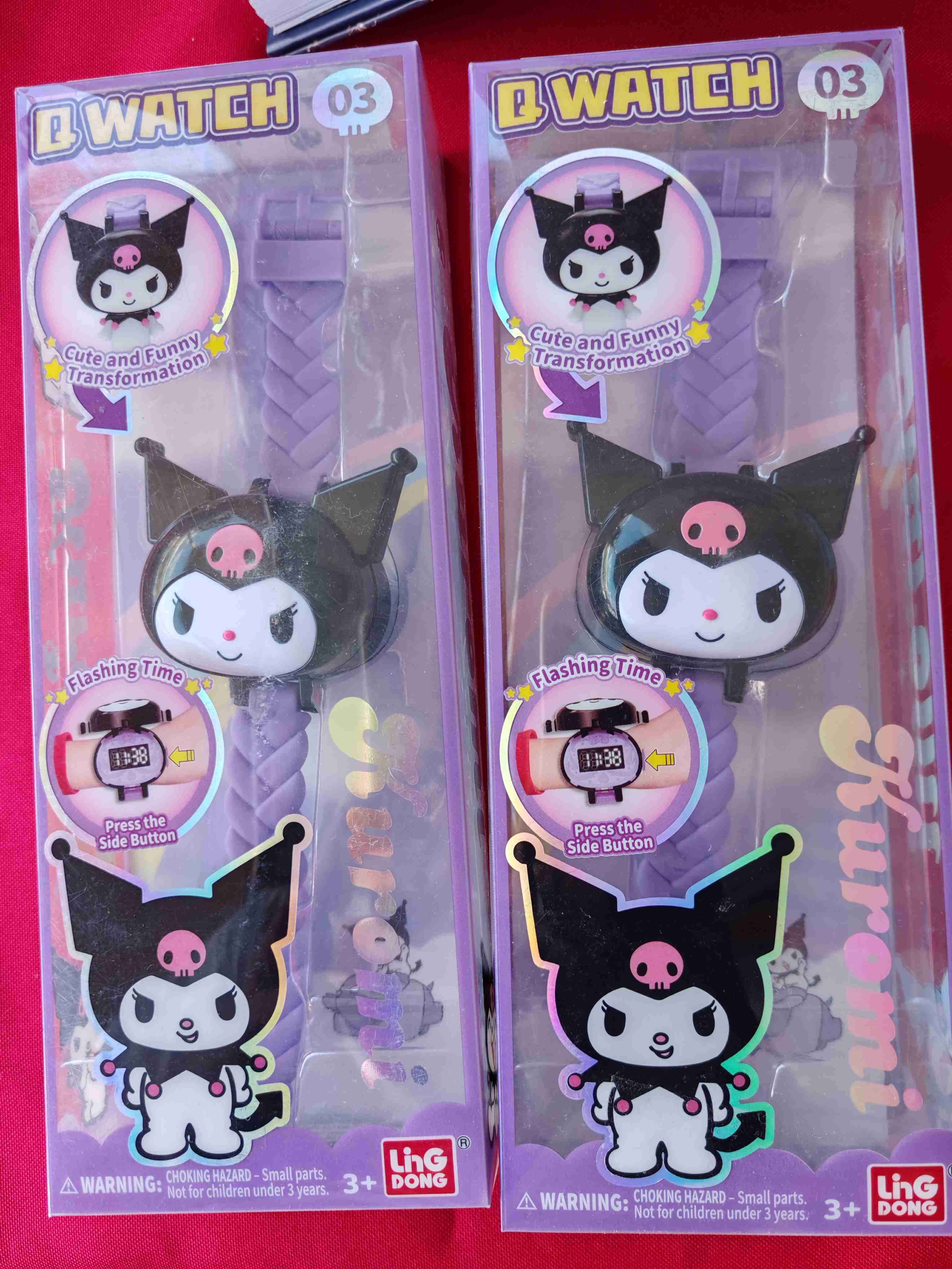 Reloj infantil Kuromi púrpura - miniatura 2