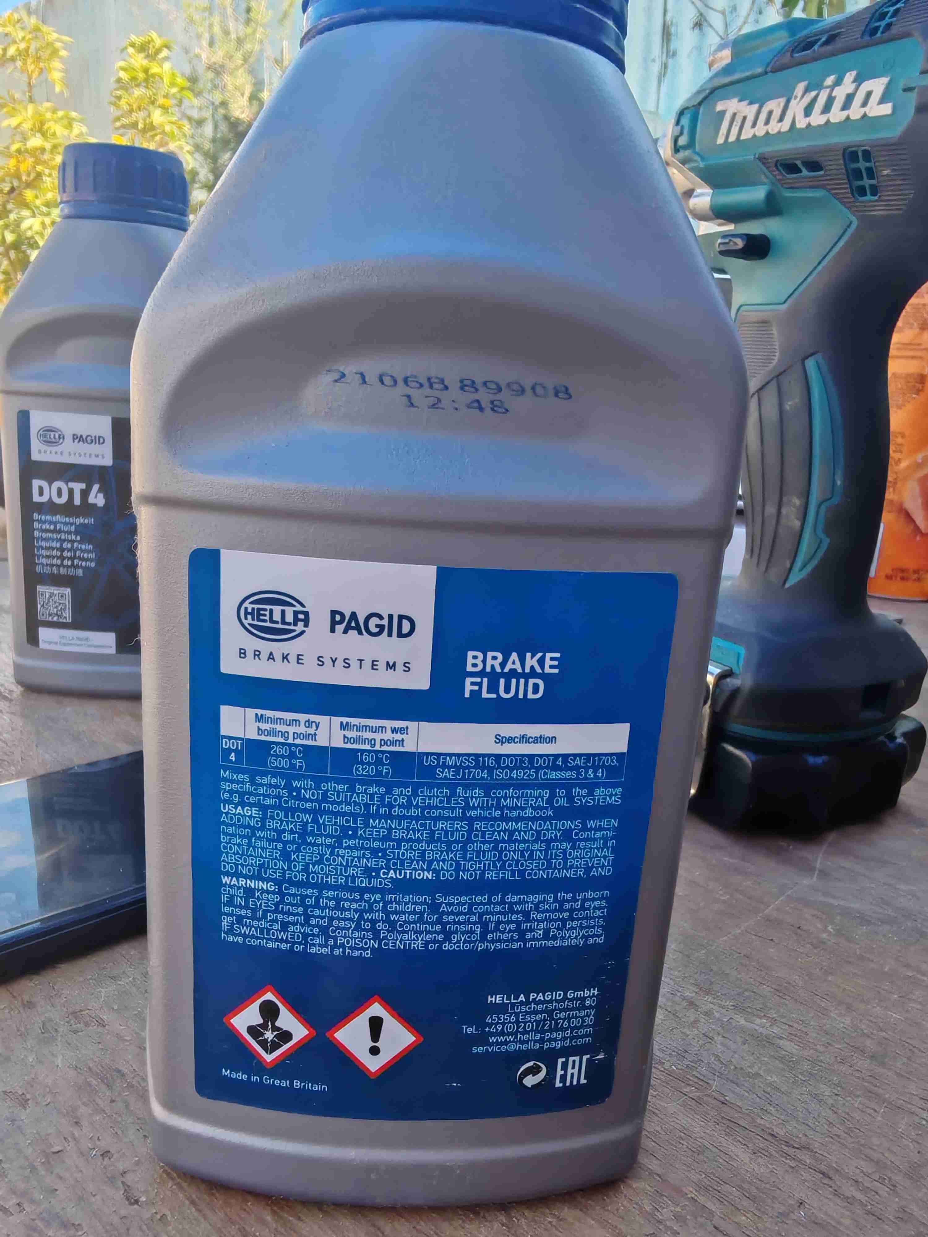 Líquido de freno DOT4 Hella Pagid - miniatura 3