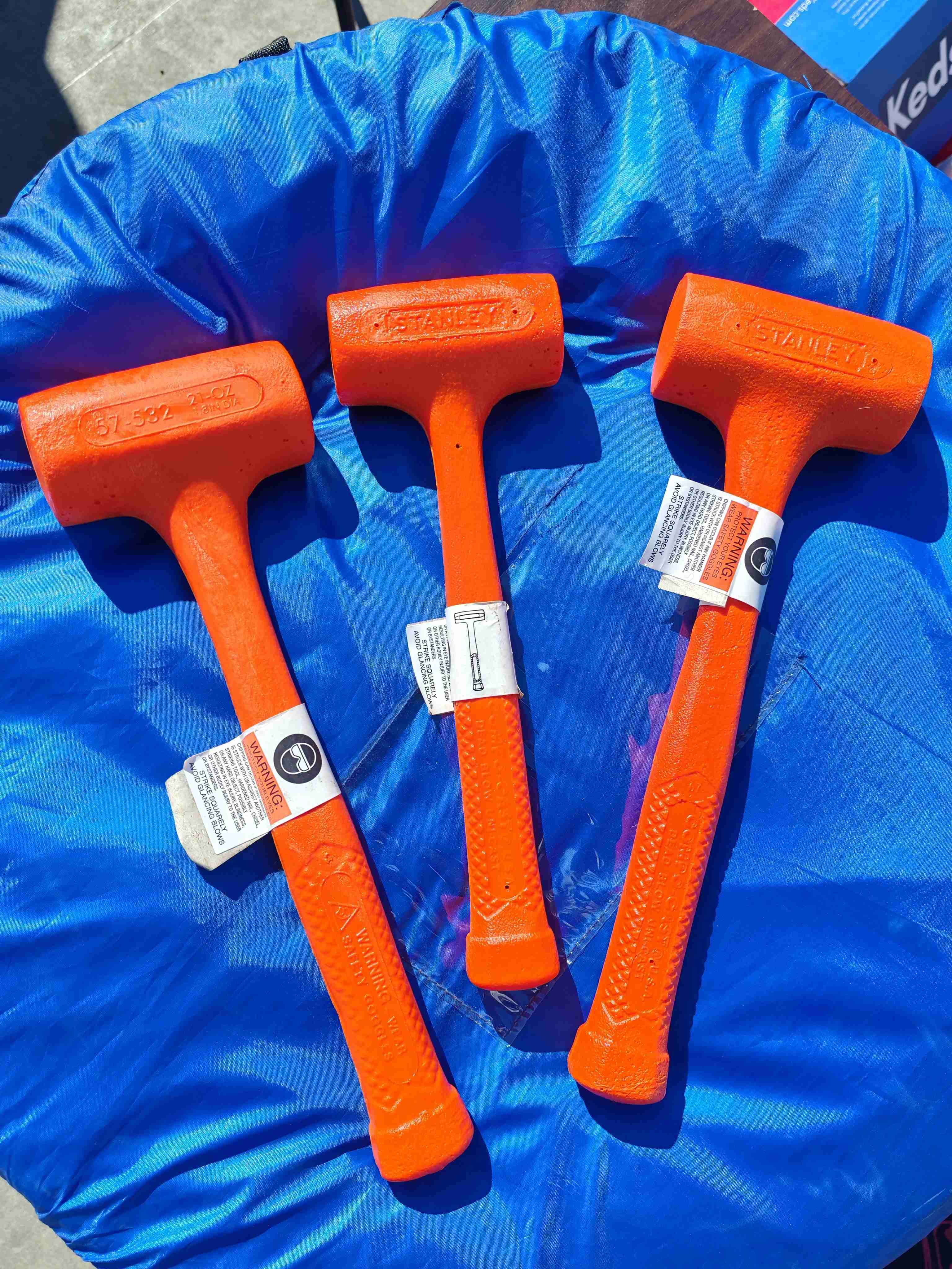 Mazotes de hule Stanley naranja