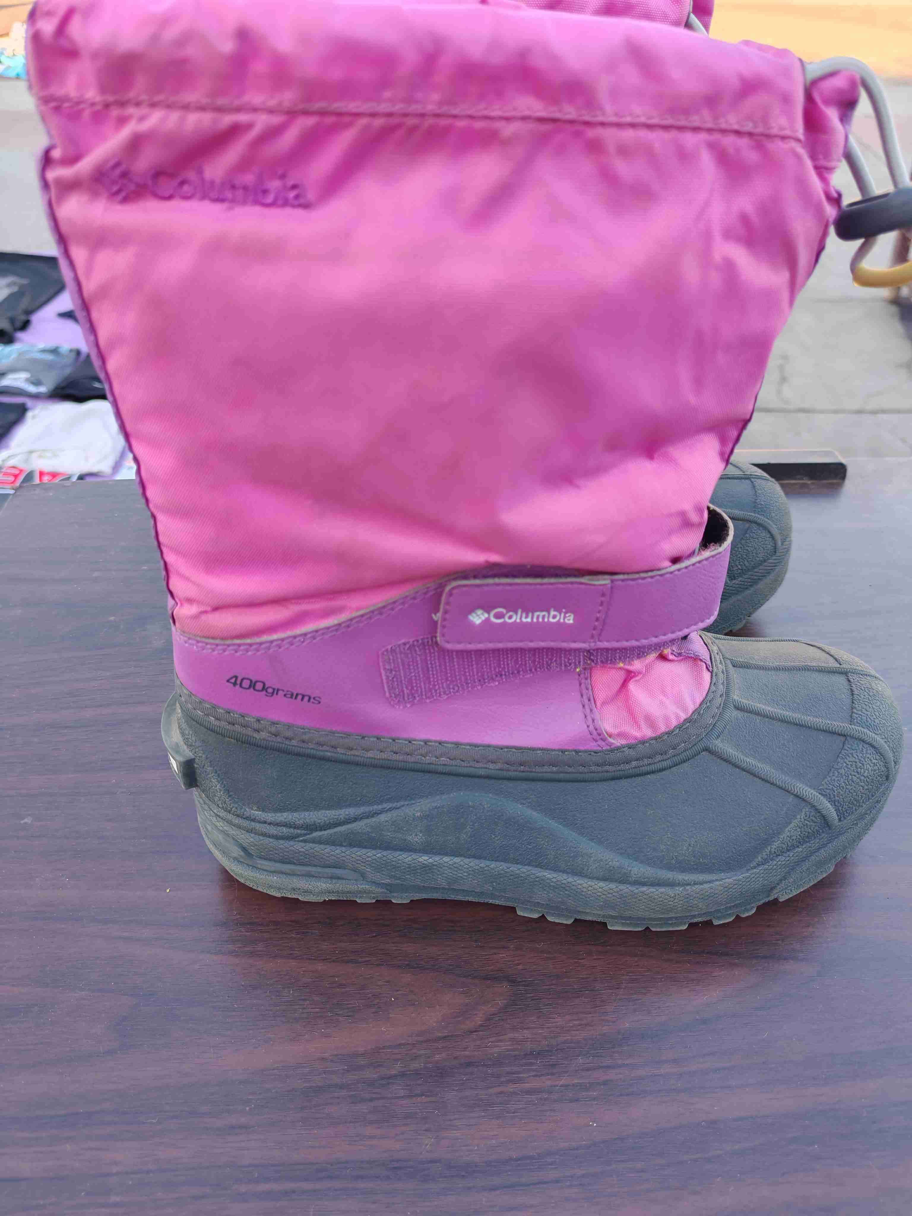 Botas de invierno rosadas Columbia